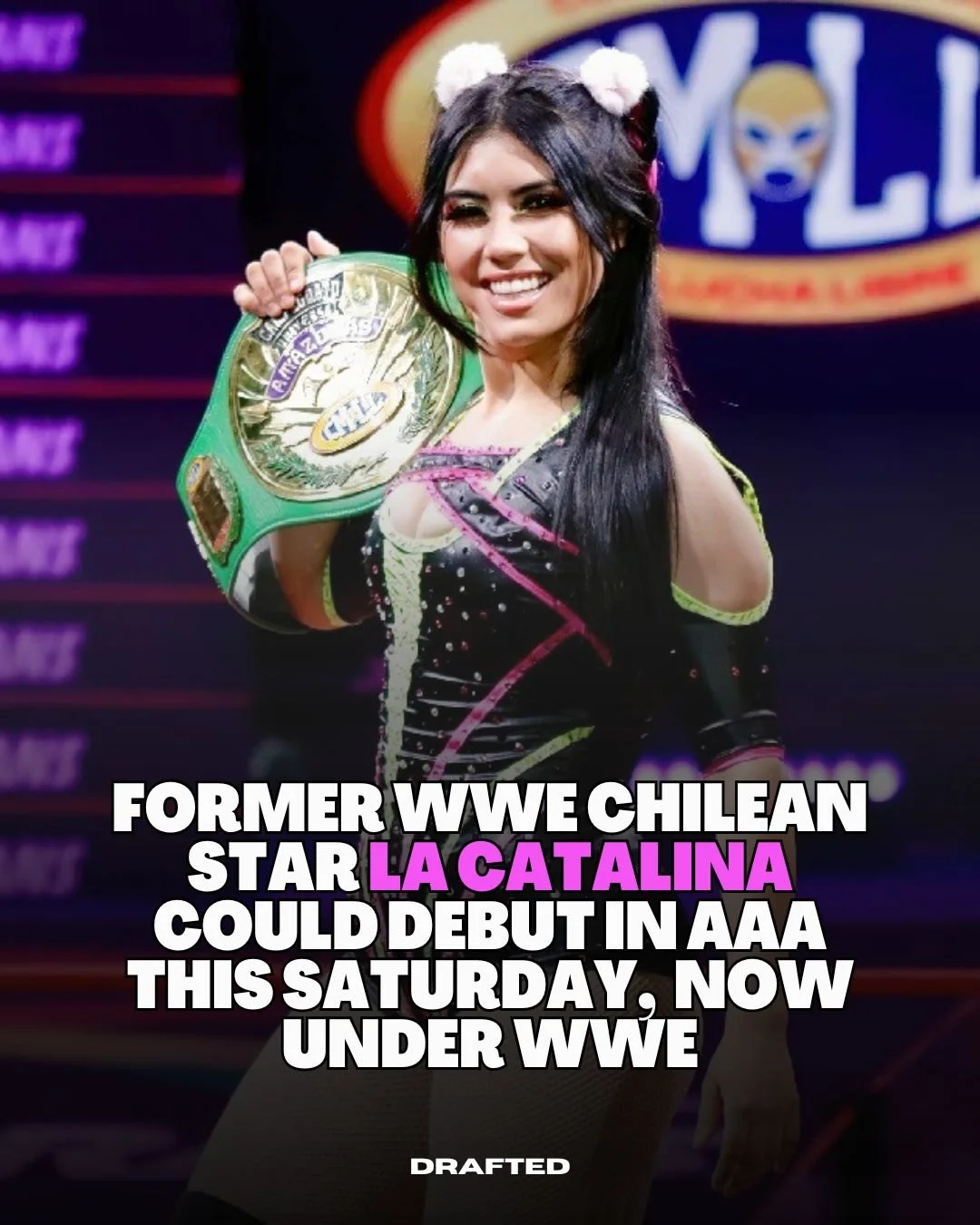 La Catalina could debut in AAA as soon as tomorrow 👀
The Chilean wrestler, who previously appeared in WWE, recently left CMLL and is now expected to make the jump, a rare move!

With AAA now connected to WWE, this could mark her return to that syste