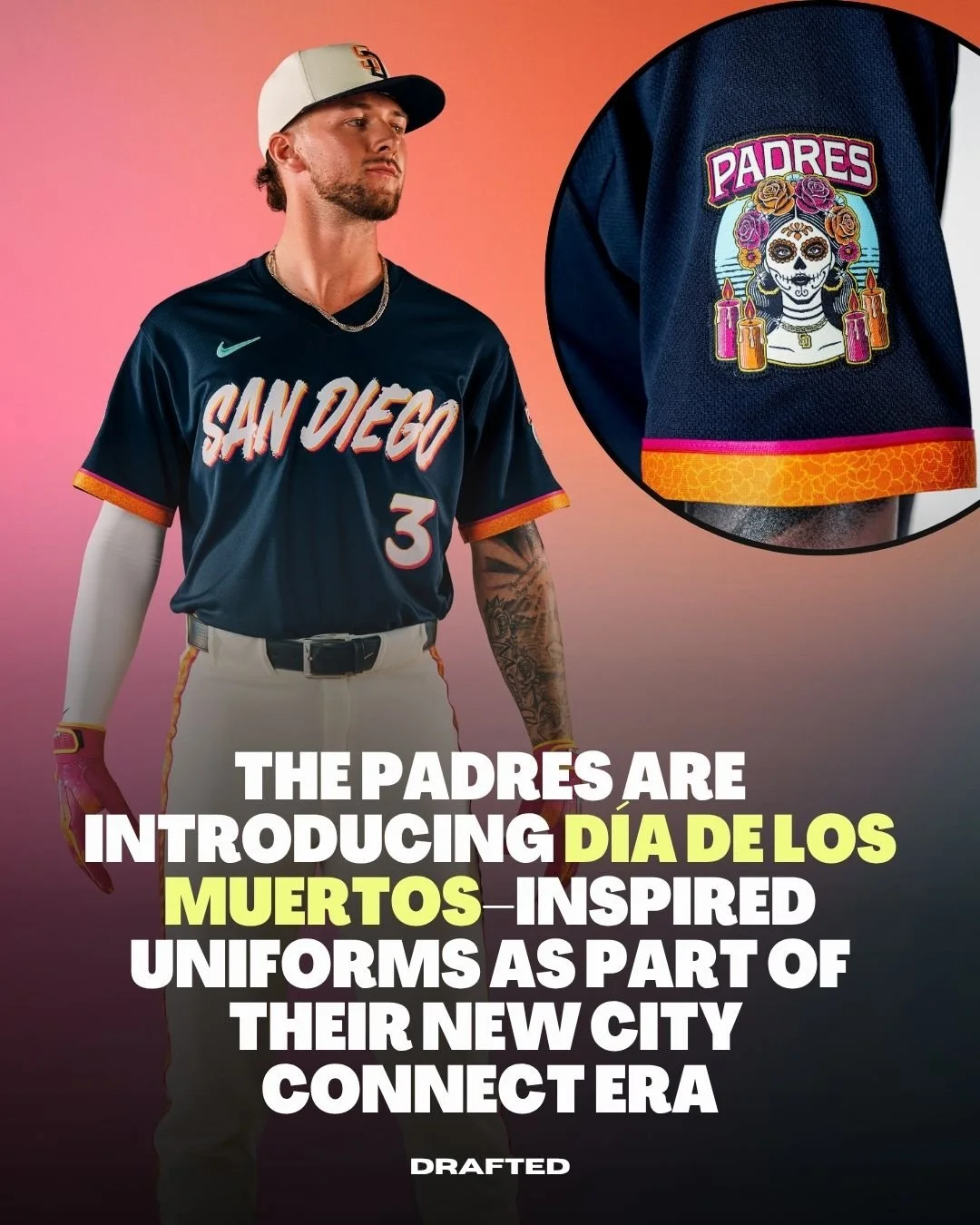 The Padres are leaning all the way into culture with this one 🇲🇽

Built around one of the most meaningful traditions in Mexican culture, the design pulls from symbols like marigolds, ofrendas, and La Catrina, bringing that storytelling onto the fie