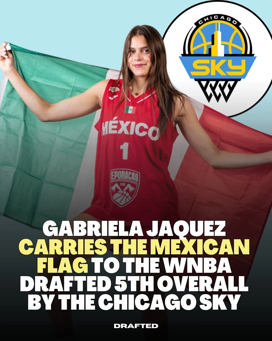 Last week, she won UCLA's first-ever NCAA women's basketball championship. Today, she's the 5th overall pick in the WNBA Draft.