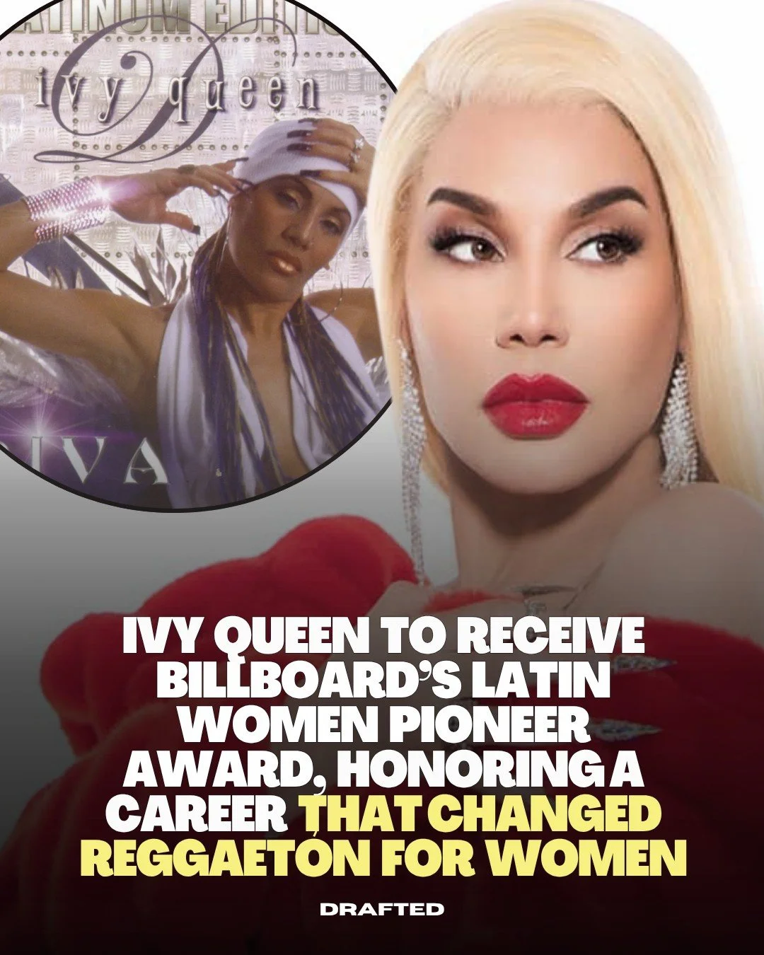 Ivy Queen is getting her flowers, and not just for the hits.

She&rsquo;s being honored with the Pioneer Award at Billboard Latin Women in Music, recognizing a career that didn&rsquo;t just exist in reggaet&oacute;n, but reshaped it for women.

Befor