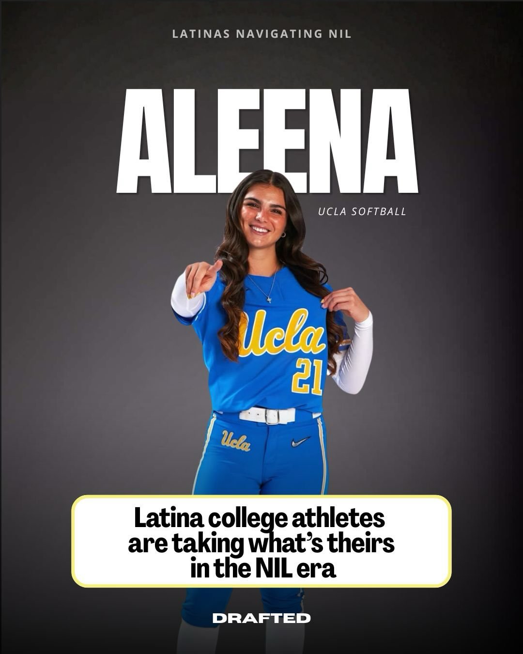 Comeback season in full effect while dominating NIL 🔥

Aleena Garcia, a sophomore Division I softball player at UCLA from Pico Rivera, California, did not always see herself playing softball. After starting in baseball at just three years old, she w