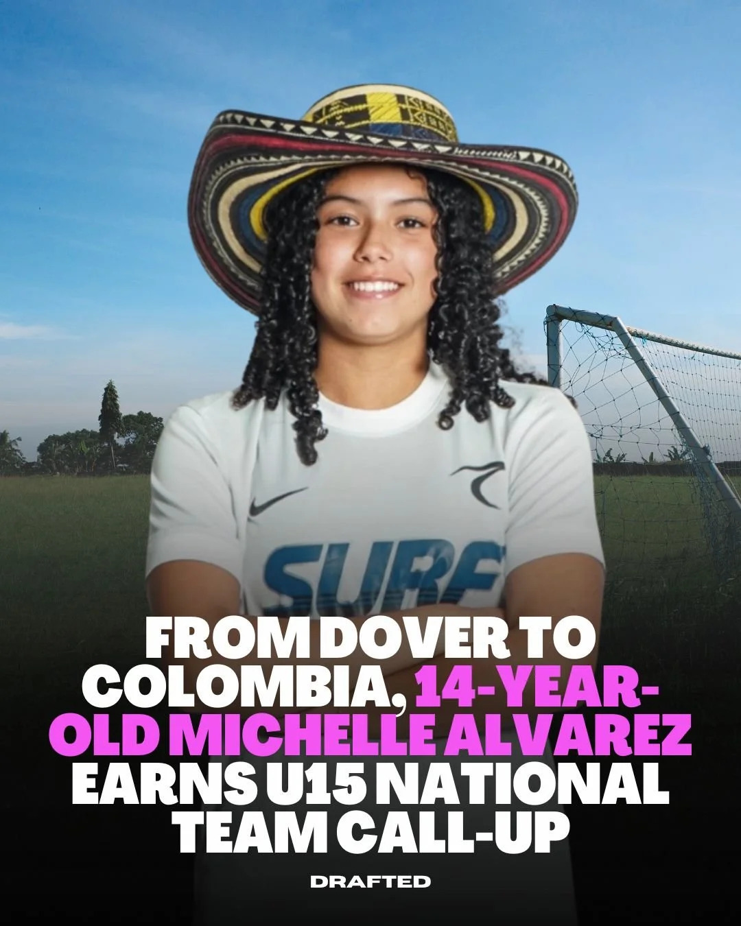 Michelle Alvarez is stepping onto the international stage at just 14!

The Dover, New Jersey midfielder has been called up to Colombia&rsquo;s U15 Women&rsquo;s National Team, earning the chance to represent Colombia and compete at the international 