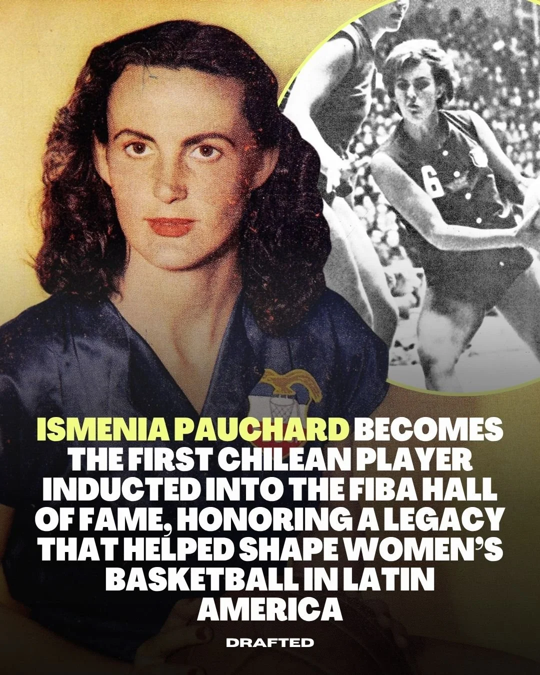 Ismenia Pauchard just made history, but her impact has been there for decades.

Before global visibility, before investment, before women&rsquo;s basketball had the platform it has today, she was already putting Chile on the map 🇨🇱. Dominating inte