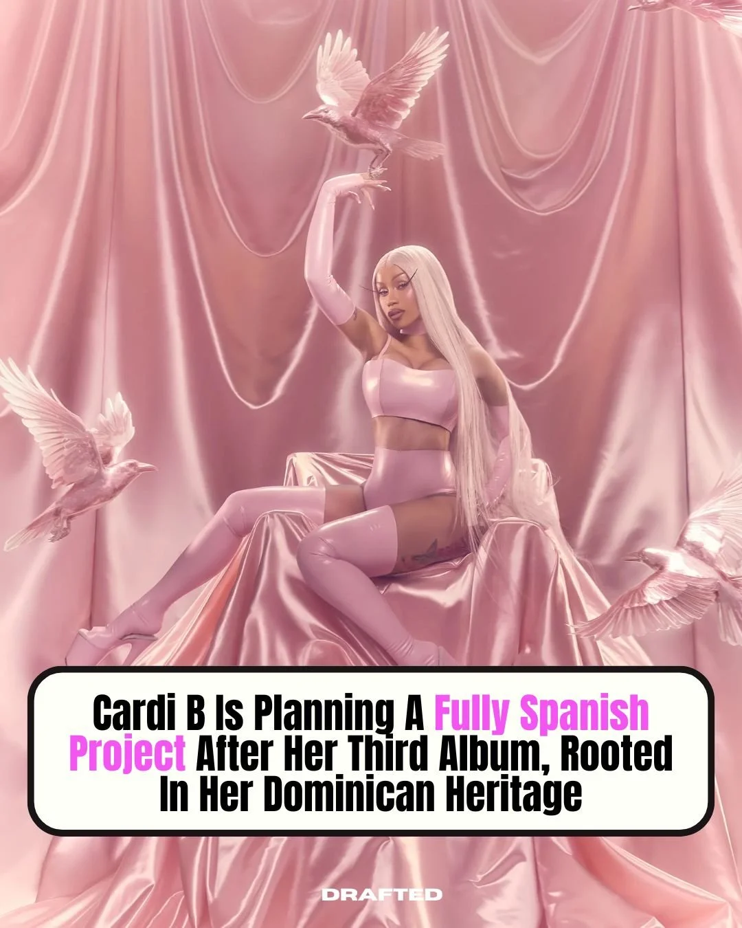 Cardi B going full Spanish? yeah&hellip; it&rsquo;s about time!

After years of crossing into Latin music with records like &ldquo;I Like It&rdquo; and collabs that already moved globally, she&rsquo;s now planning a full Spanish-language project afte