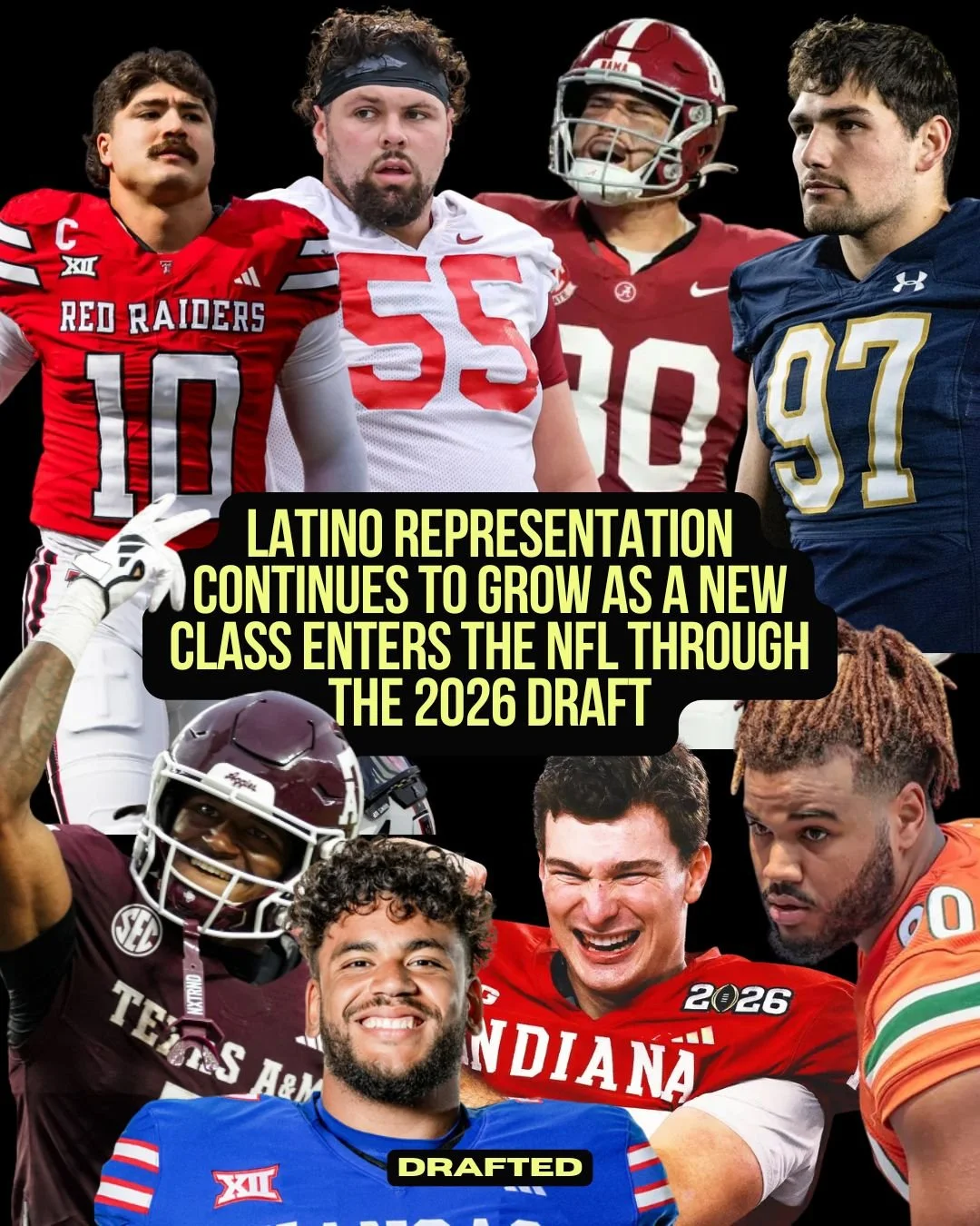 A new class just stepped into the league, and for a lot of them, this moment goes way beyond football 🇺🇸

Mendoza. Mesidor. Concepcion. Rodriguez. Carmona. Cuevas. Cruz. Rubio.

Last names that have been called at home long before they were ever ca