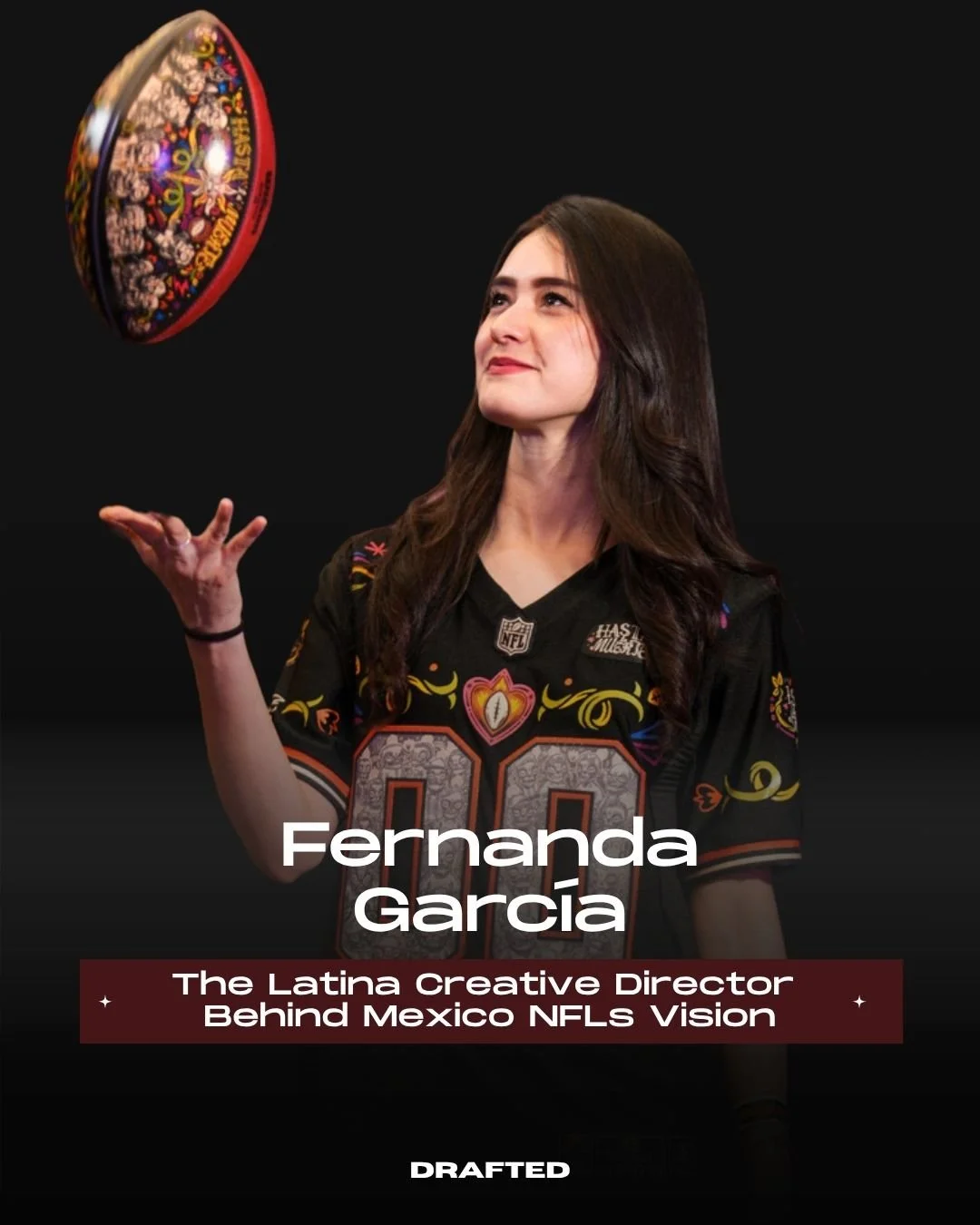 Have you seen NFL Mexico&rsquo;s visuals already? This is who&rsquo;s behind them!

Meet Fernanda Garc&iacute;a, the Mexican Creative Director shaping how the NFL shows up for an entire country.

She&rsquo;s behind the campaigns, the graphics, the mo