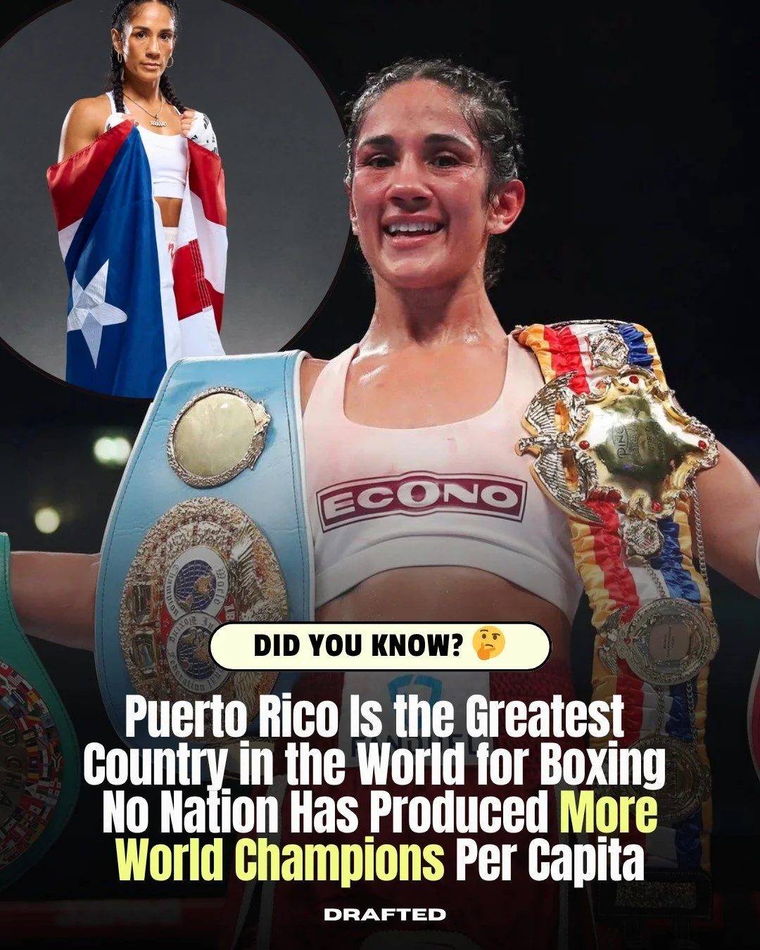 Puerto Rico being No. 1 in boxing world champions per capita makes so much sense when you understand how the island shows up for the sport.

Boxing in Puerto Rico has never just been about belts. It&rsquo;s about the flag in the ring, the family watc