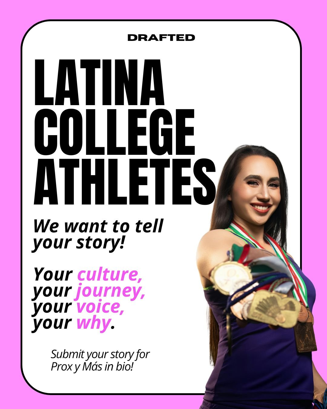 Calling all Latina college athletes, this one&rsquo;s for you! 

The wins are part of it.
But so is the culture, the accent, the family group chat, the pregame rituals, the sacrifices, the &ldquo;you belong here&rdquo; moments, and everything it took
