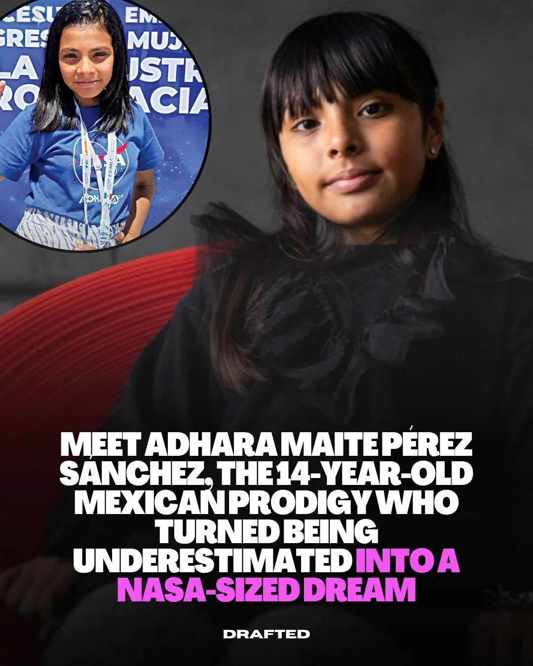 Before the NASA dream, before the headlines, before the &ldquo;genius kid&rdquo; label, Adhara P&eacute;rez S&aacute;nchez was just a Mexican girl trying to be understood.

School wasn&rsquo;t easy. She was diagnosed with autism at 3, bullied by clas