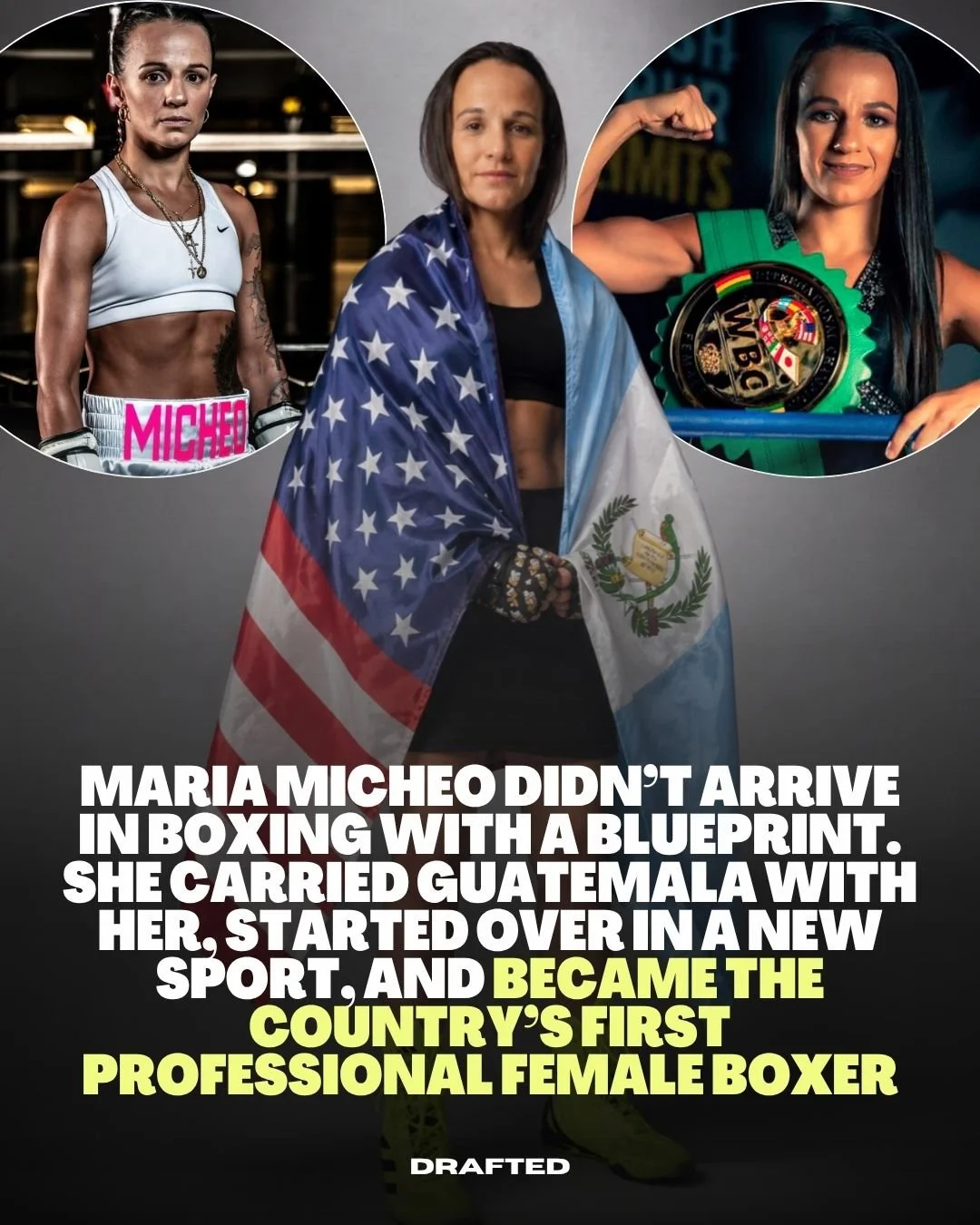 Maria Micheo&rsquo;s story doesn&rsquo;t fit into one flag, one country, or one ring.

Before boxing, she represented Guatemala in karate. Then came the harder chapter: starting over in a new country, adapting to a different culture, and rebuilding h