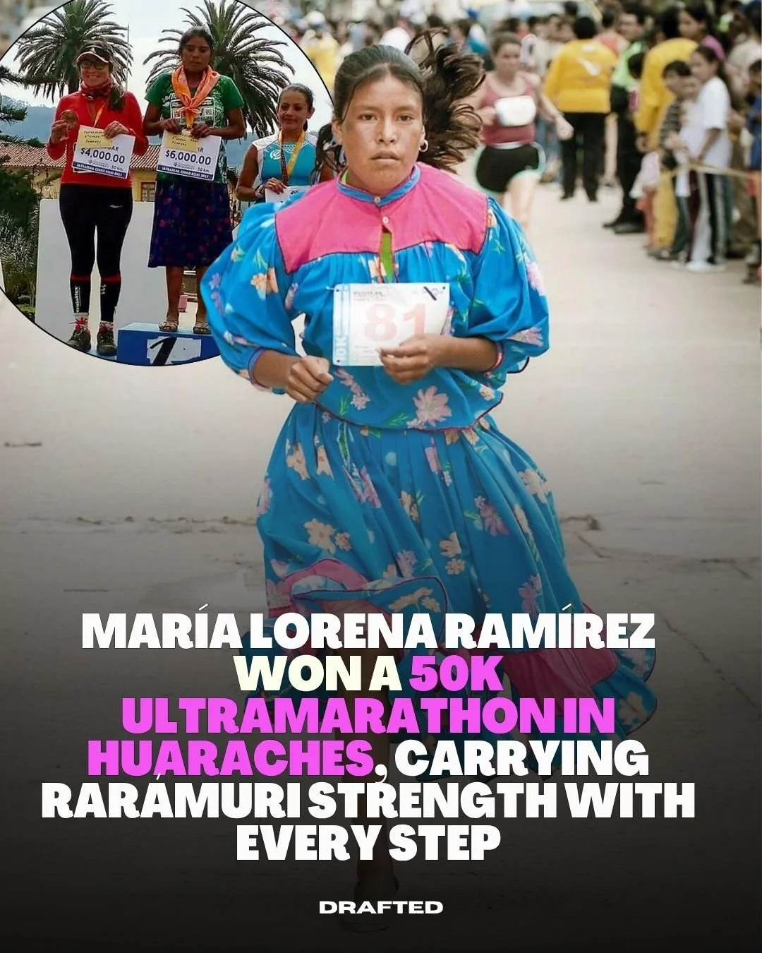Mar&iacute;a Lorena Ram&iacute;rez didn&rsquo;t wear huaraches to make a statement.

She wore them because they are part of where she comes from.

For the Rar&aacute;muri people of Chihuahua, running is not a trend or a performance aesthetic, it is c