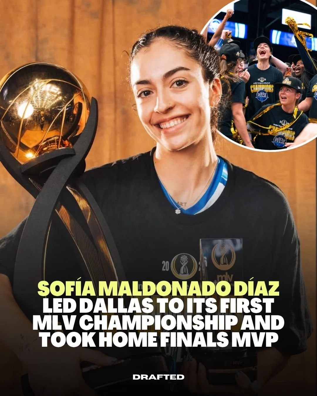 Sof&iacute;a Maldonado D&iacute;az didn&rsquo;t wait for the moment.
She took it.

26 kills in the final. Finals MVP. A championship in Dallas.

From Guadalajara to Louisville to the Mexican National Team, Sof&iacute;a has been building the kind of r
