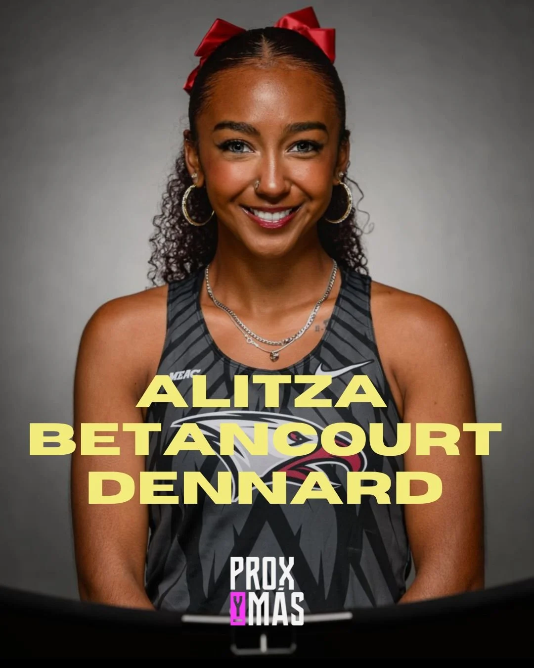 Some athletes inherit a sport.

Alitza Betancourt Dennard inherited a standard.

Before she was a distance runner at North Carolina Central University, running already lived in her family. Her mom and aunts were among the top runners in Mexico, women