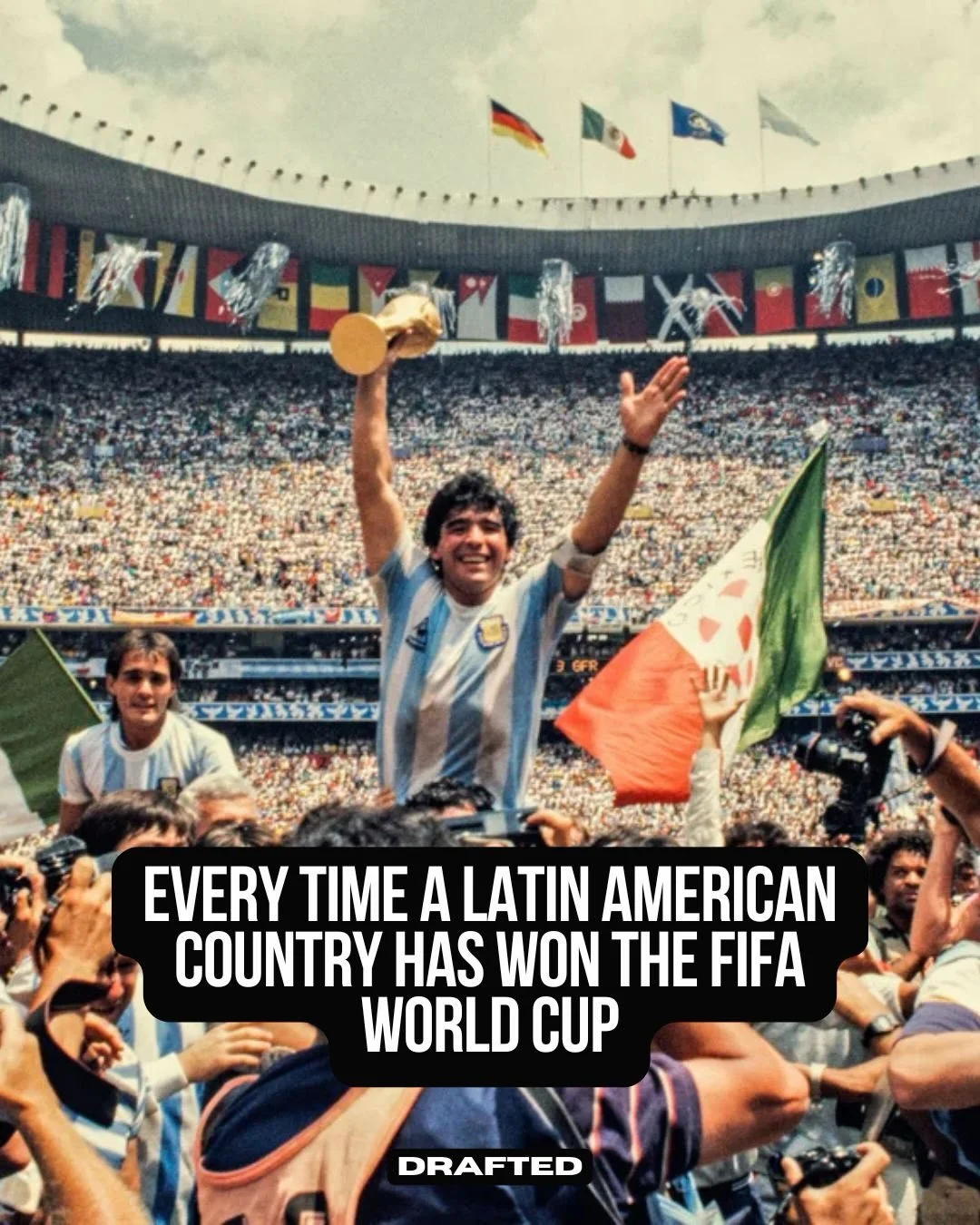 The World Cup is around the corner, and the archive is loud.

Latin America doesn&rsquo;t just show up to this tournament. It changes the temperature of it.
Uruguay gave the world its first champion. Brazil made the game feel like rhythm, joy, and my