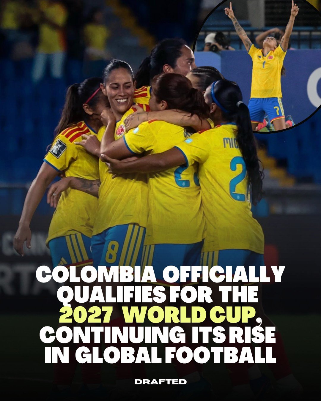 Brazil 2027, save them a seat 🇨🇴✨