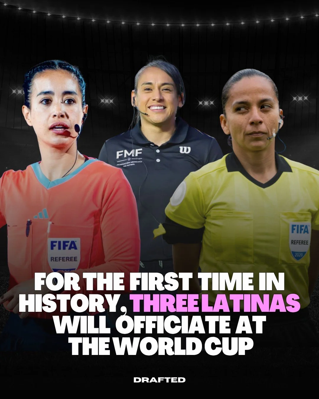 When most people think about the World Cup, they think about the players.

But every match, every call, every moment that can change the course of a tournament depends on the officials trusted to manage the game at its highest level.

This year, thre