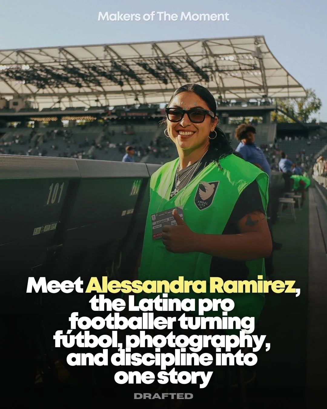 Alessandra Ramirez lives the game from both sides.

On the field, she&rsquo;s a Mexican-American pro footballer who knows the discipline, pressure, sacrifice, and mental weight it takes to keep showing up.

Behind the lens, she&rsquo;s a photographer