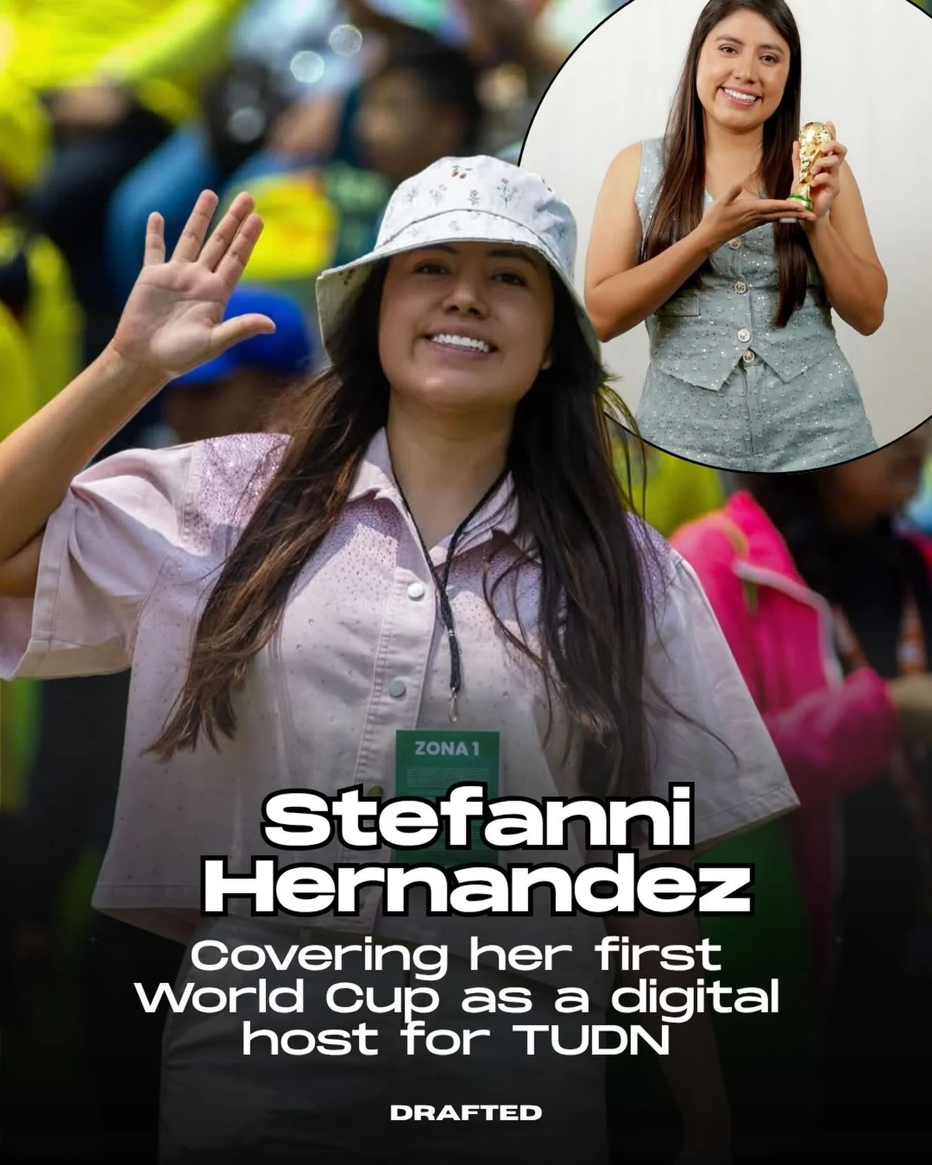 Every World Cup credential has a story behind it.

Years of work, sacrifice, late nights, and believing in yourself before the opportunity arrives.

Congrats on your first World Cup, Stefanni Hern&aacute;ndez. ❤️🏆