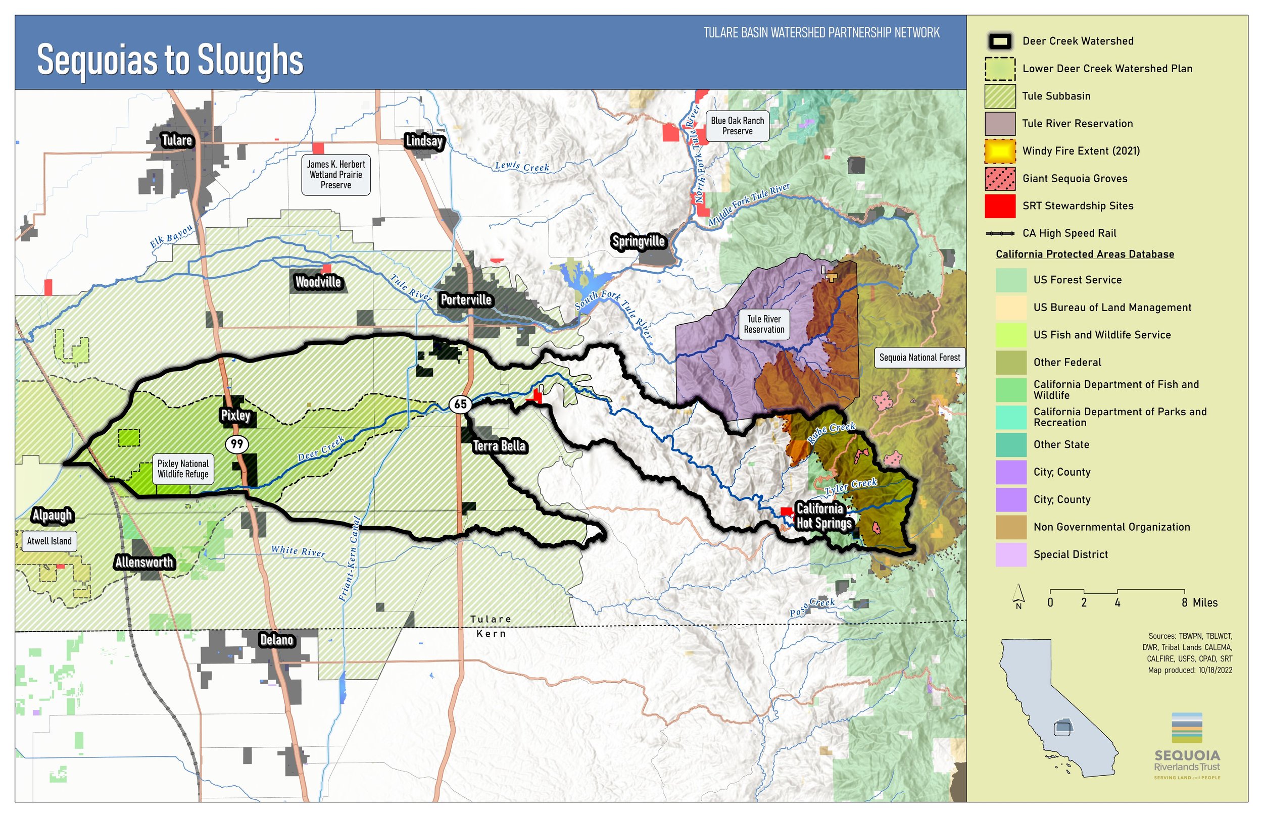 Sequoia to the Sloughs Project — Tulare Basin Watershed Network