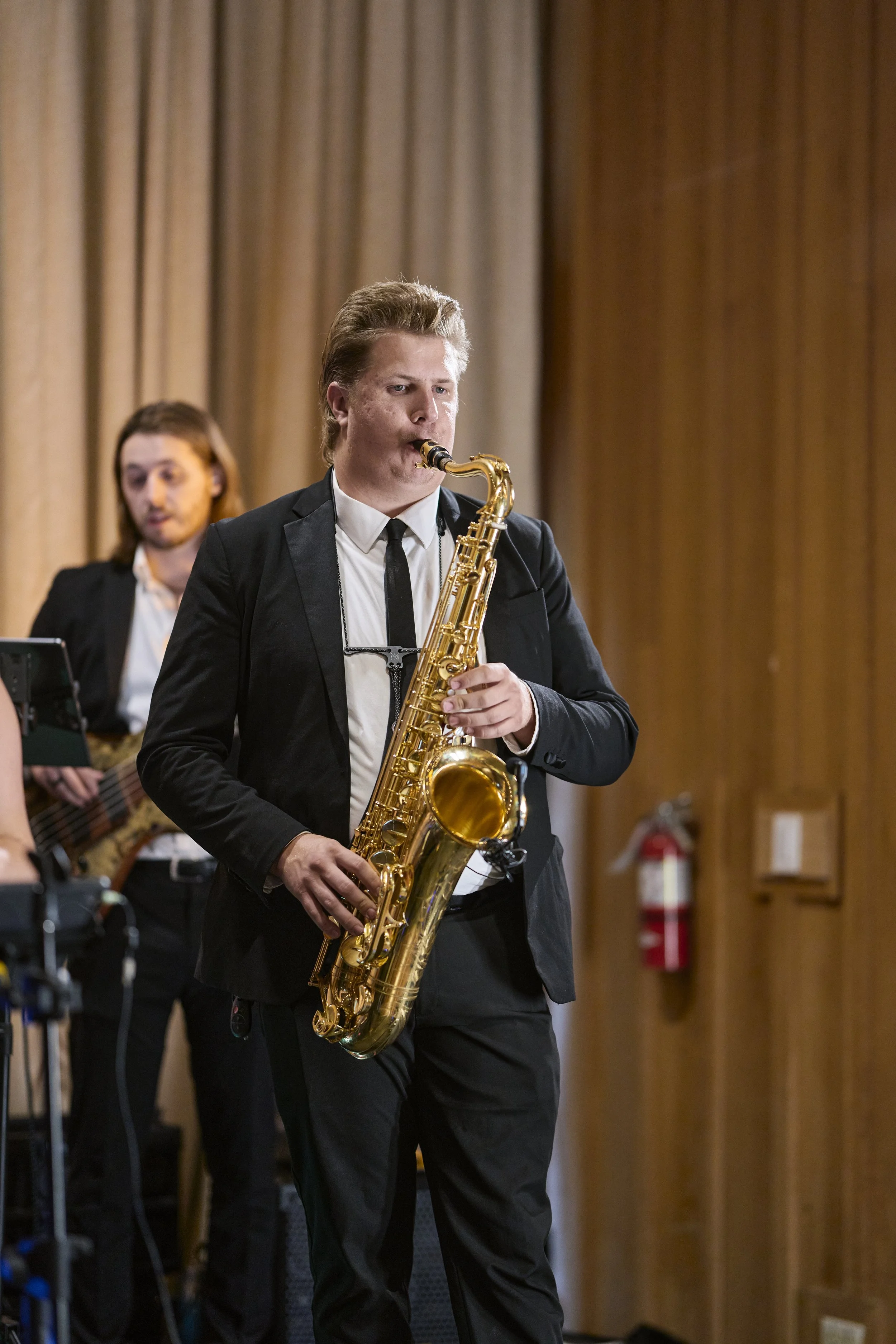 Live band at Sundance wedding reception.