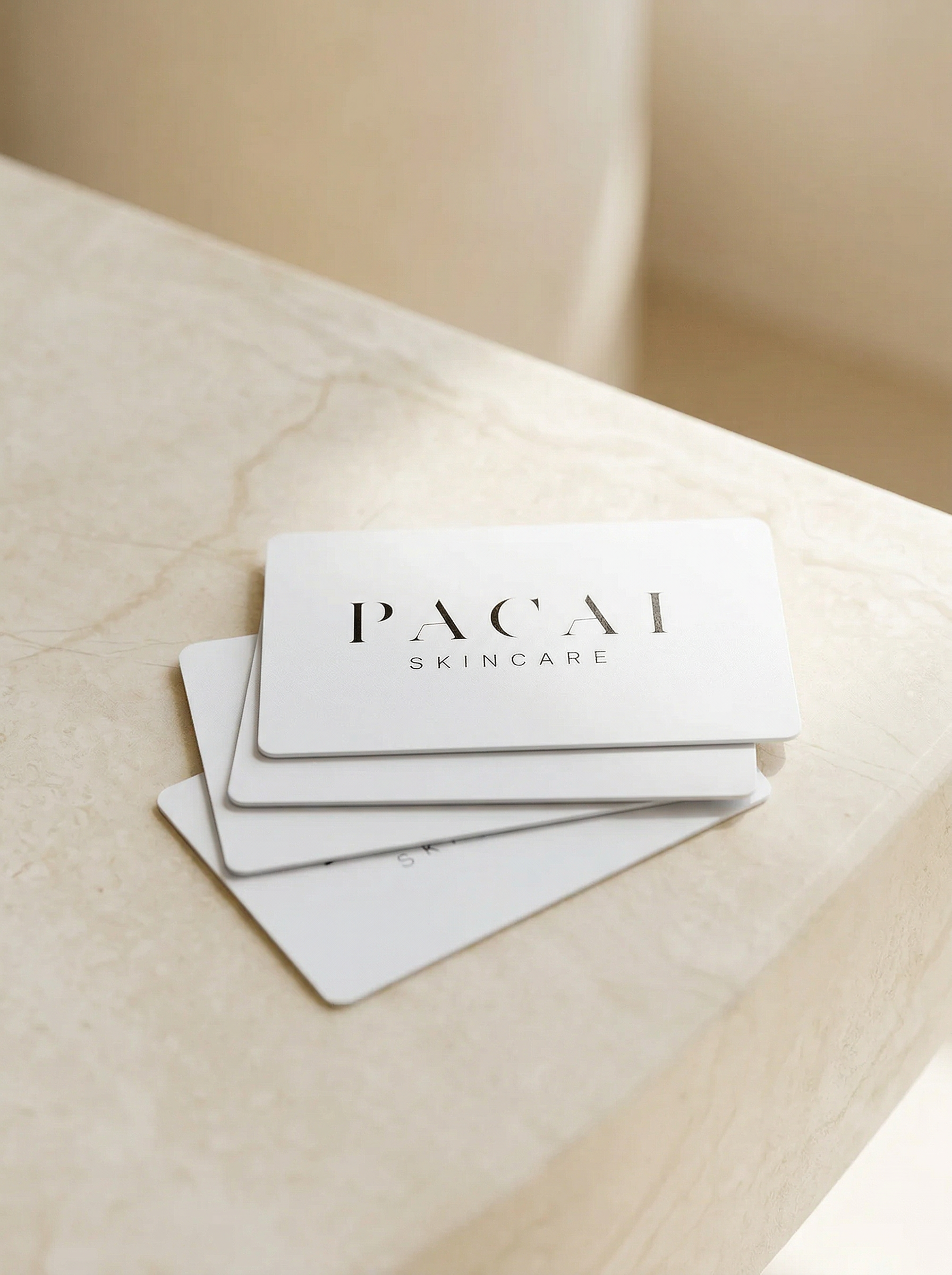 Pacai skincare gift cards
