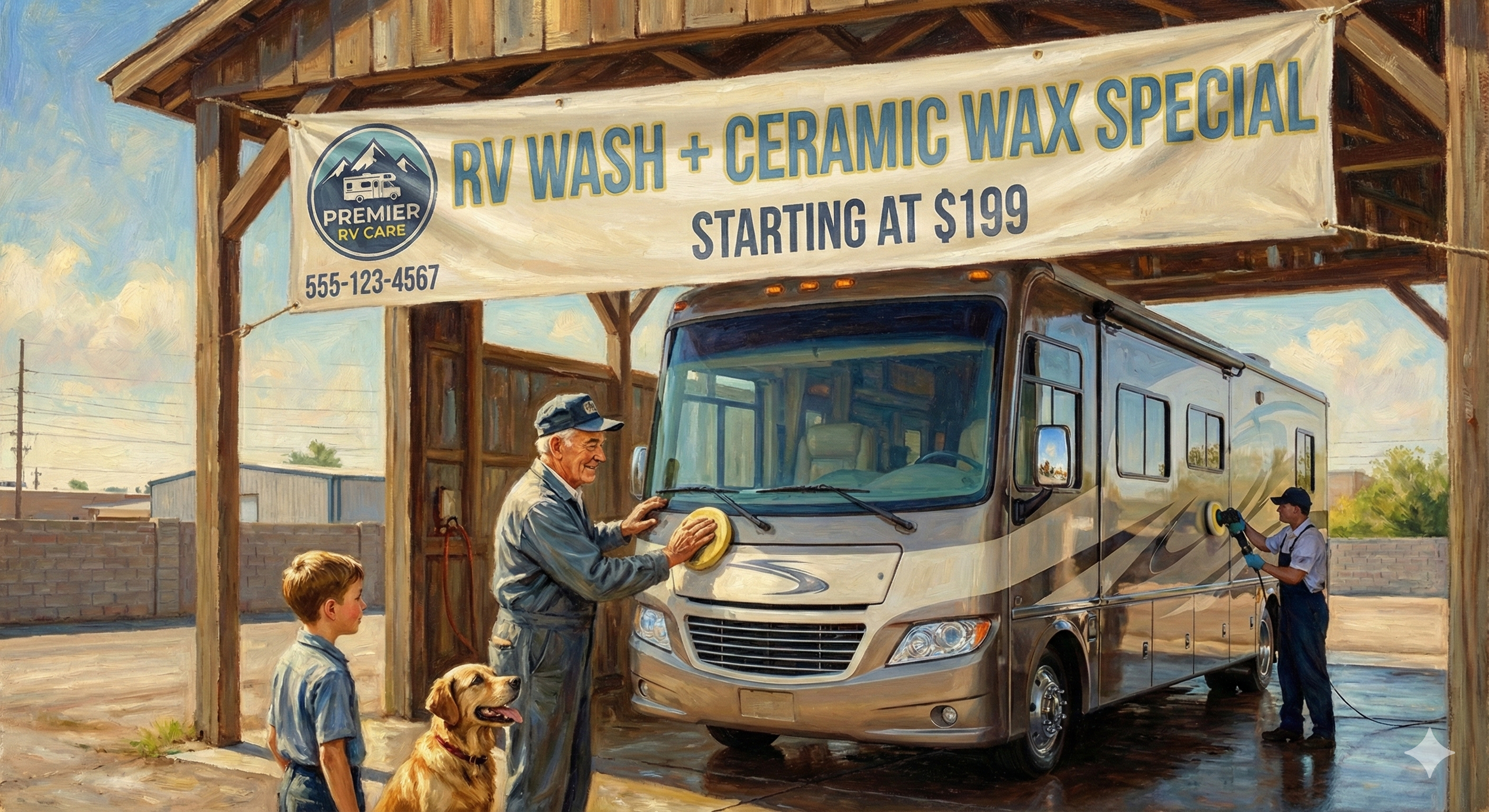 RV Wash & 6 Month Ceramic Wax