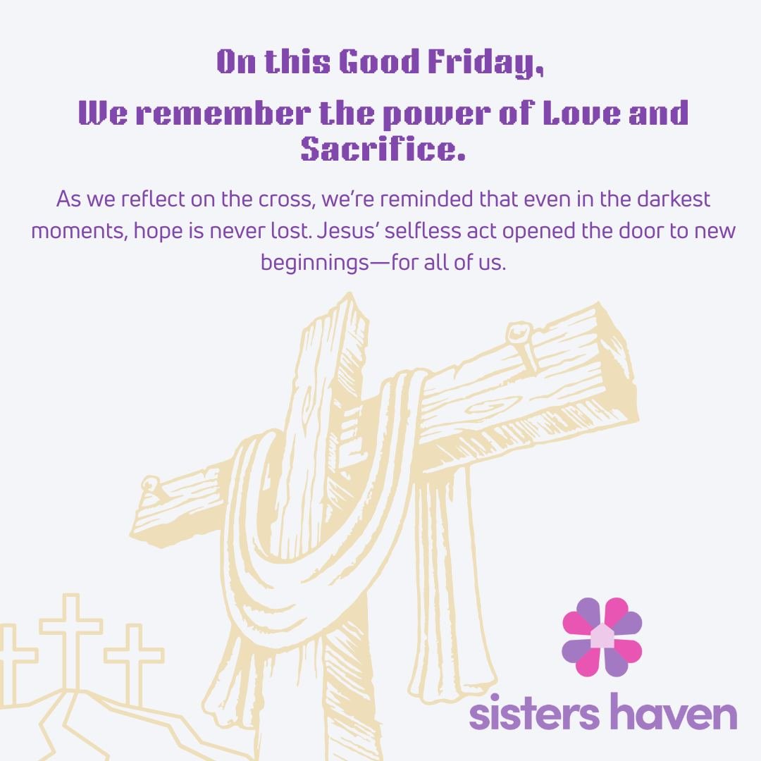 At Sisters Haven, we carry that hope as we walk alongside women and children working to build brighter futures. His love reminds us that healing is possible, restoration is real, and every woman and child is worthy of joy and wellness.
💜 Join us on