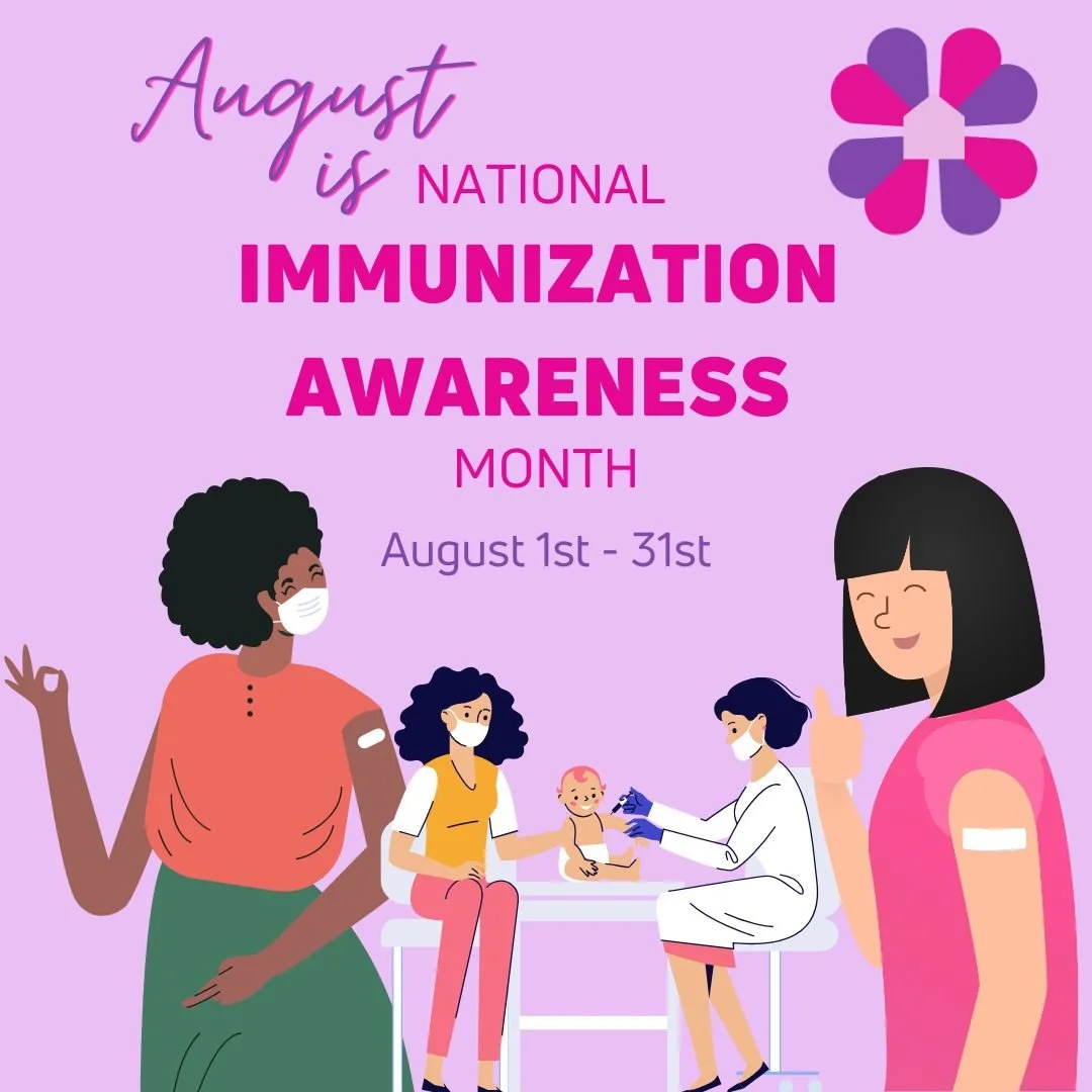 🌟 Hey Mama! Did you know August is National Immunization Month?
It’s a great reminder about the many ways we can keep our families healthy and thriving—whether it’s check-ups, healthy meals, rest 💤, or community resources that s