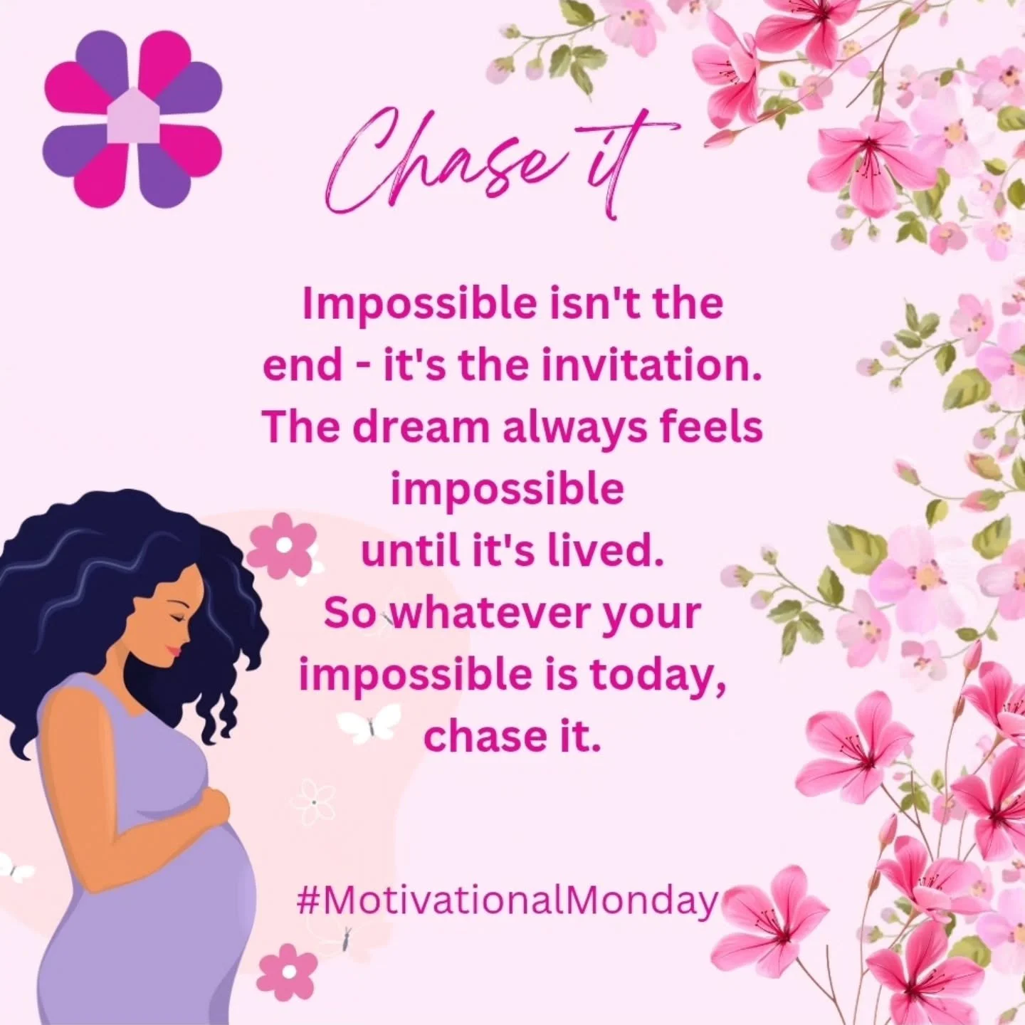 ✨Happy Monday Mamas! ✨️
Impossible isn&rsquo;t the end&mdash;it&rsquo;s the invitation. Doubt is loud, but discipline is louder, so keep going, mama. 💪🏾
If you&rsquo;re chasing something that feels impossible right now, this one&rsquo;s for you:
🤔