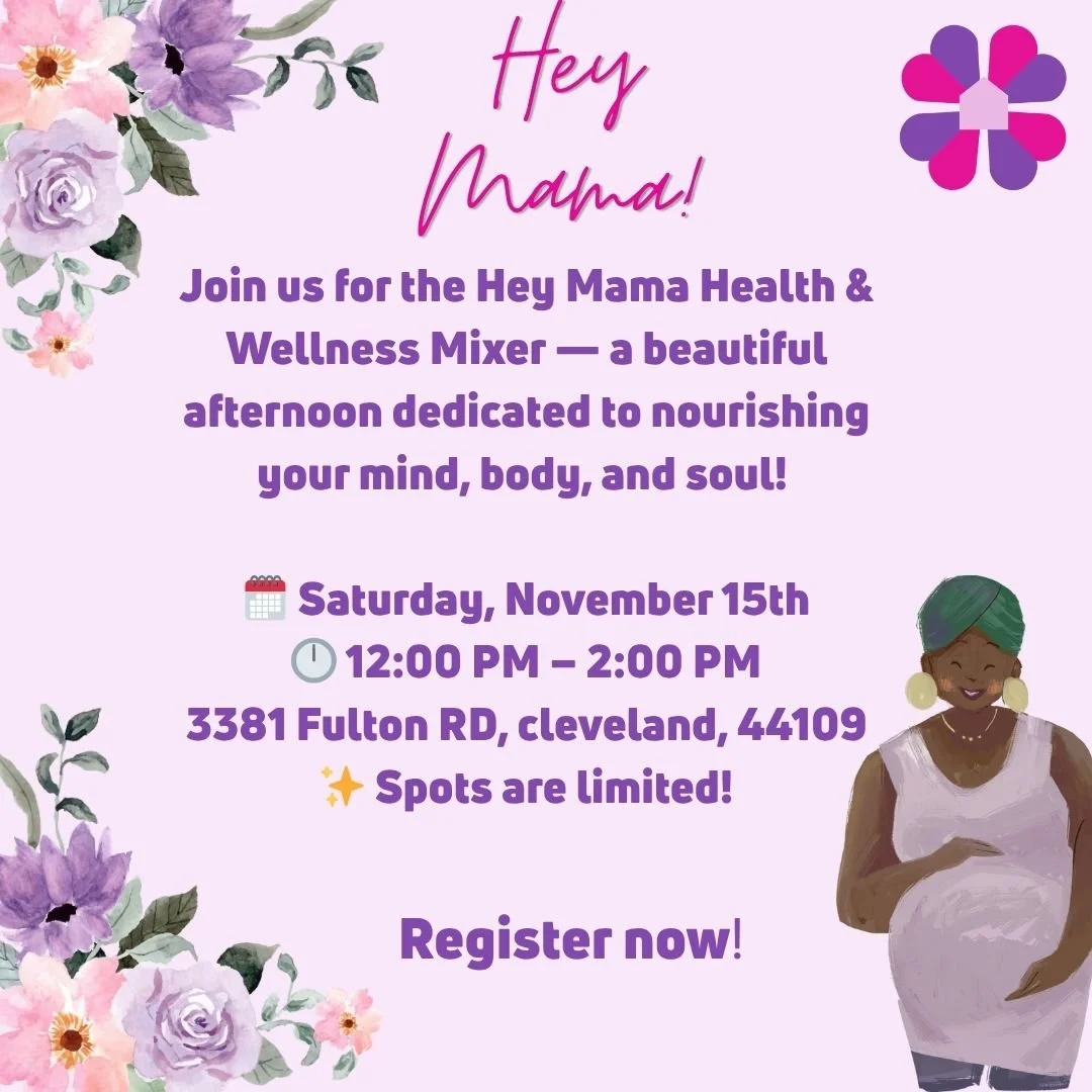 🌿 Hey Mama! It&rsquo;s Time to Pour Back Into YOU! 🌿

Join us for the Hey Mama Health &amp; Wellness Mixer &mdash; a beautiful afternoon dedicated to nourishing your mind, body, and soul! 

🗓 Saturday, November 15th
🕛 12:00 PM &ndash; 2:00 PM
✨ S