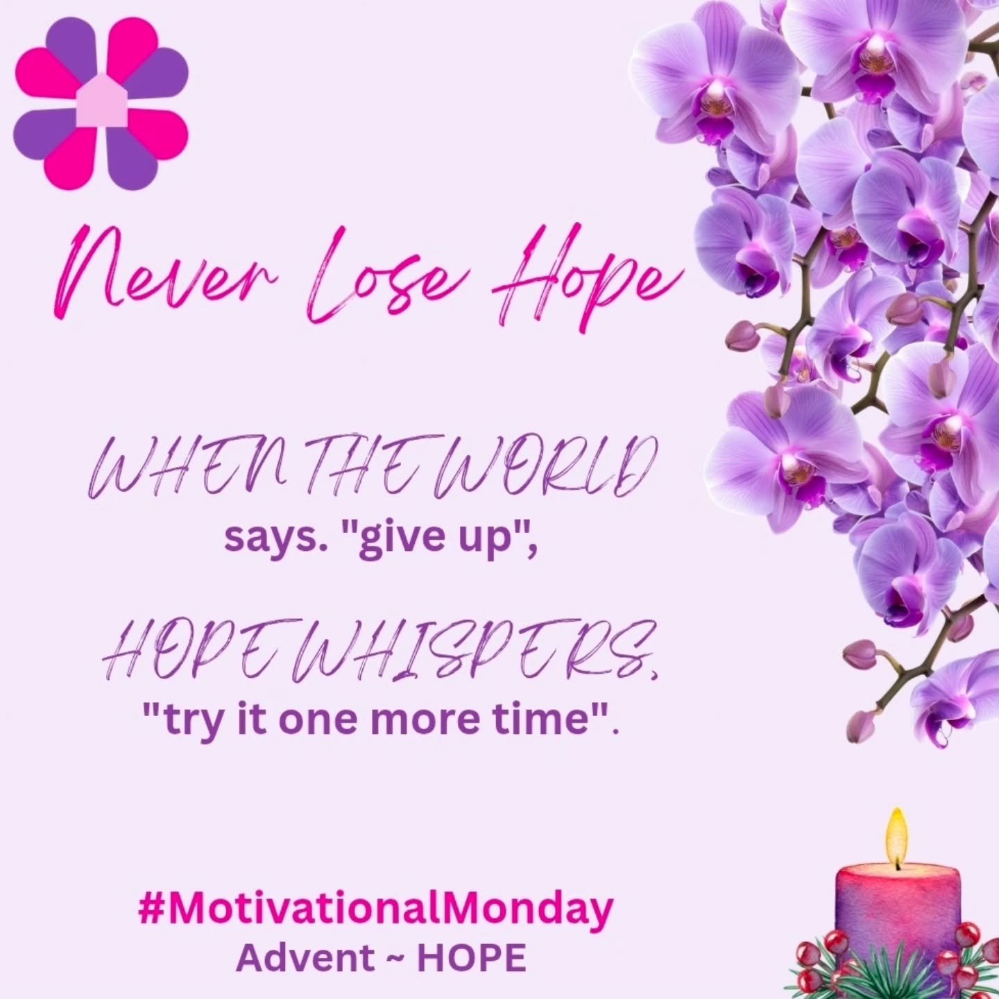 Happy Monday Mamas ✨
As we step into Advent, we're reminded that hope isn&rsquo;t something distant&mdash;it&rsquo;s something we carry within us every single day.

Mamas, you are living proof of hope. You wake up, pour out love, keep going even when