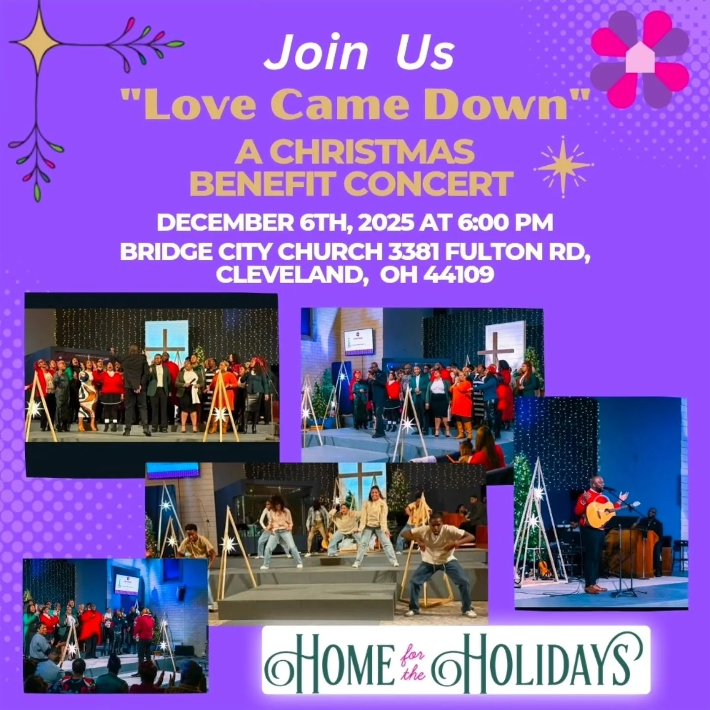 ✨ IT&rsquo;S HAPPENING TOMORROW!!! ✨
Sisters Haven&rsquo;s 4th Annual "Love Came Down" Christmas Benefit Concert is finally here &mdash; the official kick-off to our Home for the Holidays campaign! 🎄🏠

Last year was absolutely phenomenal,