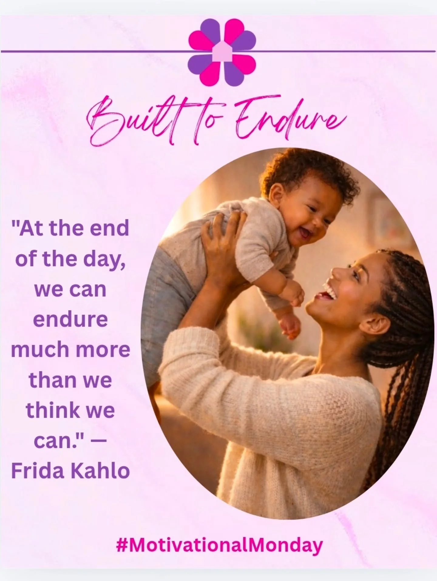 Happy Monday Mamas! ✨️
Some days feel heavier than others.
The sleepless nights.
The worries about the future.
The moments where you question if you're doing enough.

But here&rsquo;s the truth: you are stronger than you realize.🌱

"At the end 