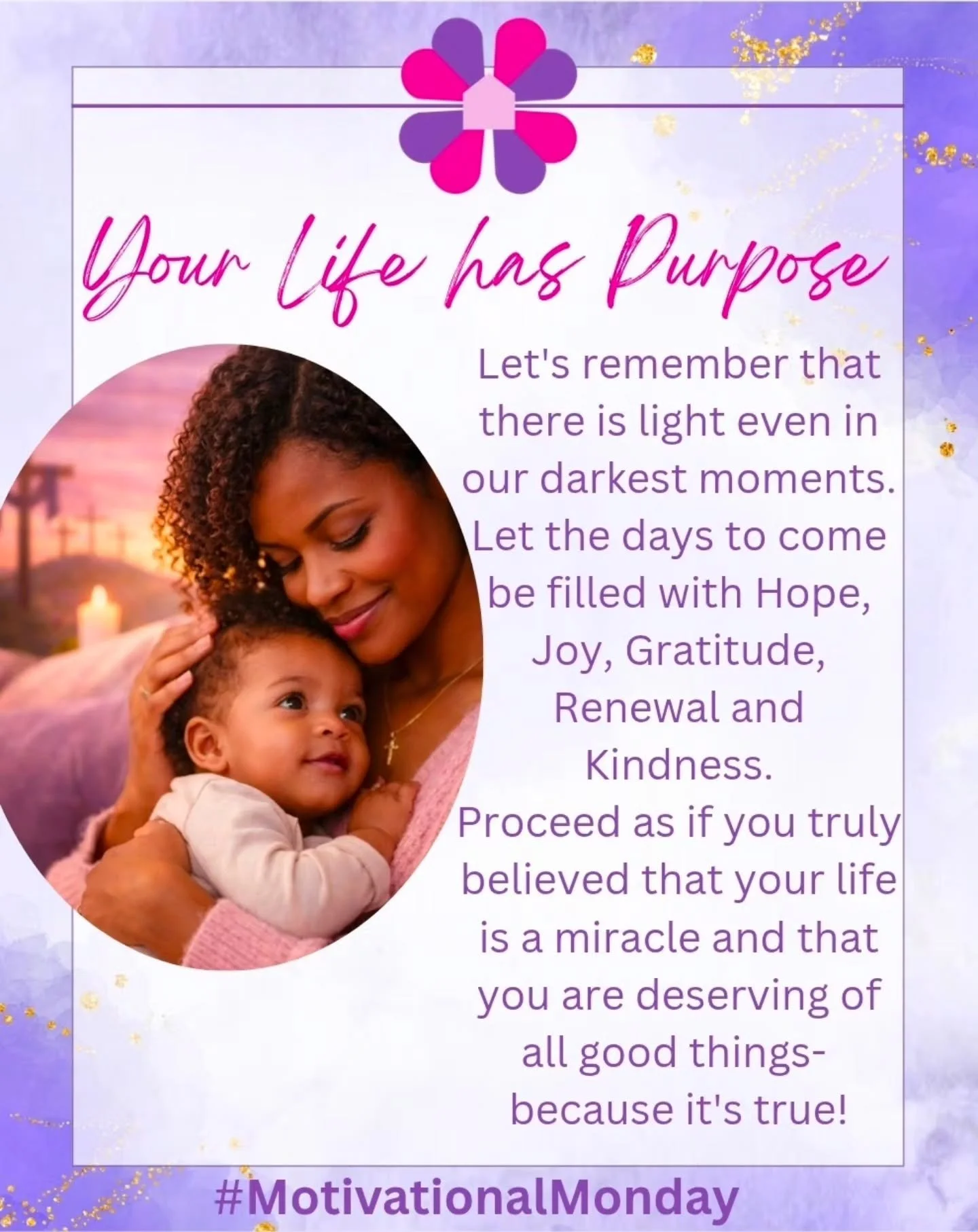 ✨ Happy Monday Mamas!
Mama, this week is sacred, it's Holy Week ☦️
A reminder that even in the hardest moments&hellip; there is purpose.
Holy Week shows us that what feels heavy, uncertain, or even broken&mdash;can still lead to something beautiful.
