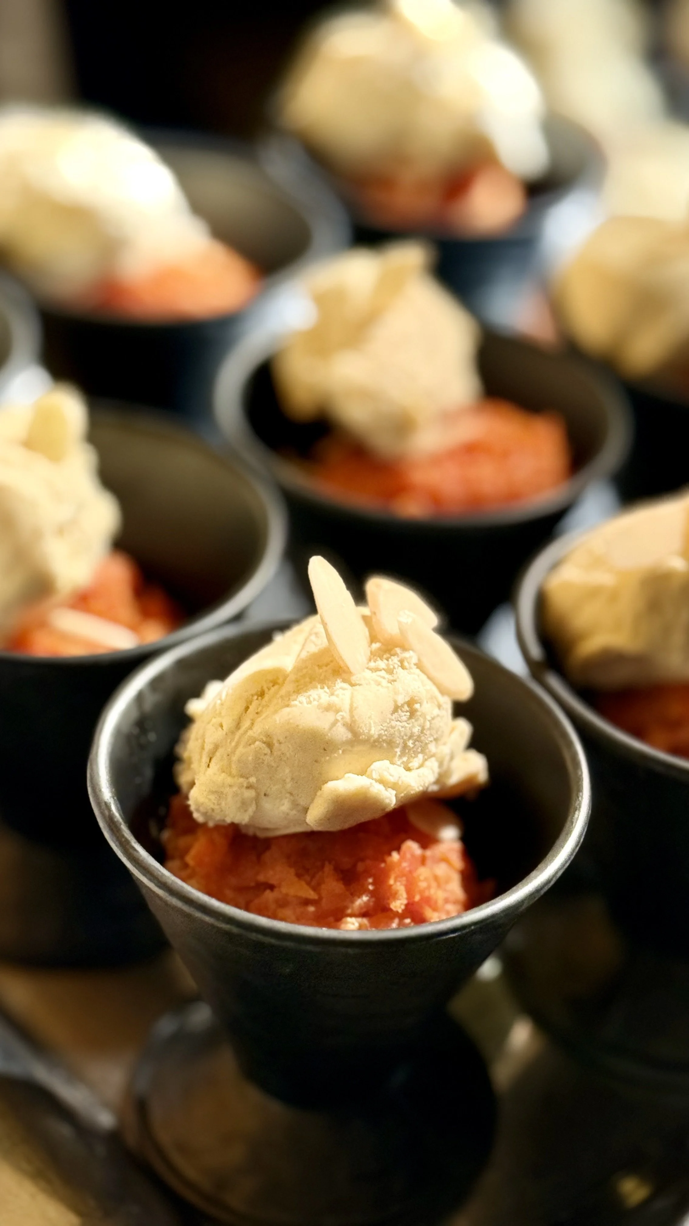 Gajjar ka halwa & glace vanille