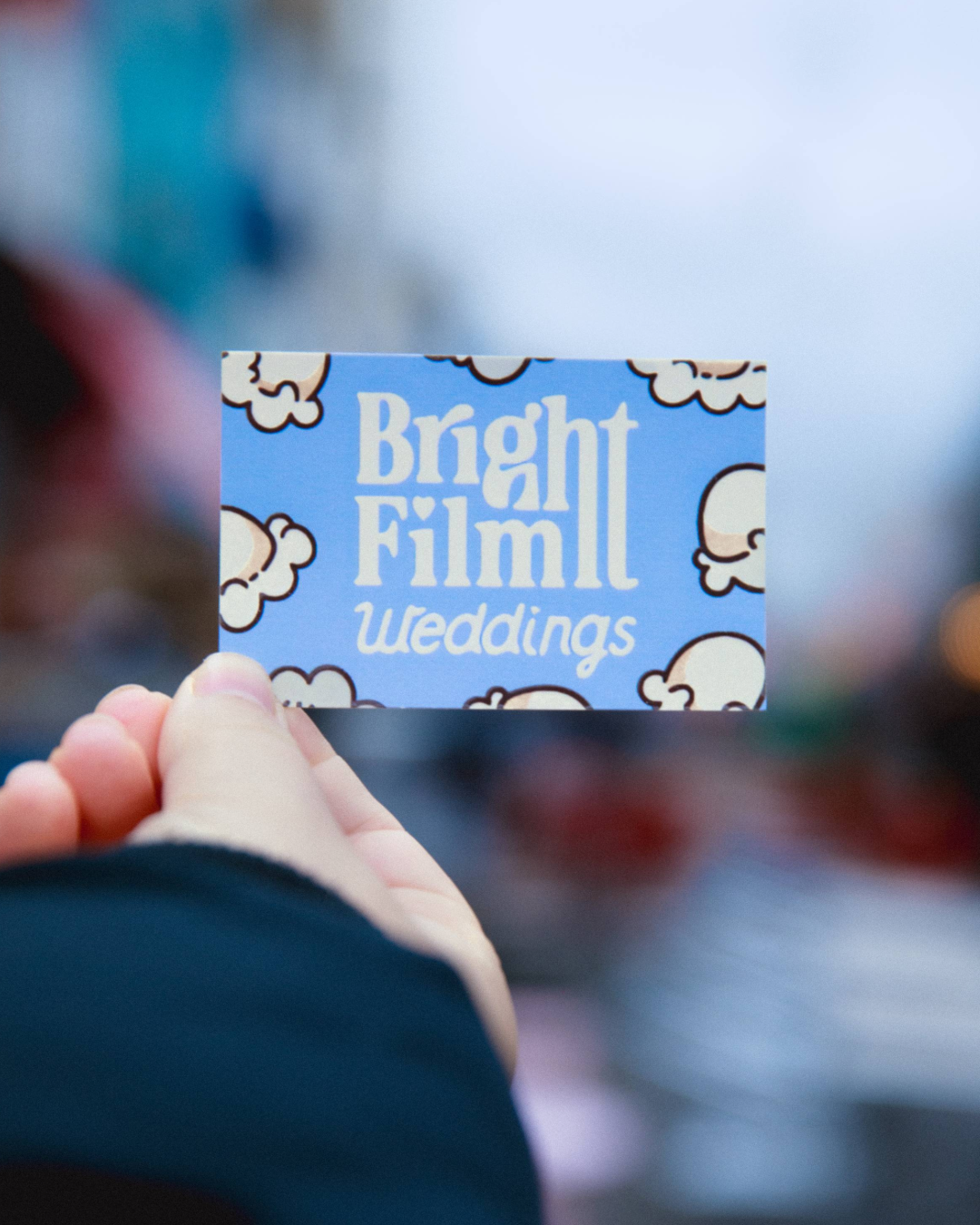 Custom Branding &amp; Website Design Services for Bright Film: A Flash of 90s Romcom Style
