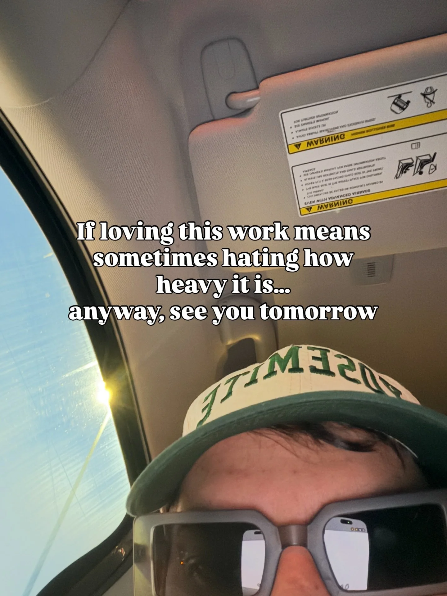 regulating in the car