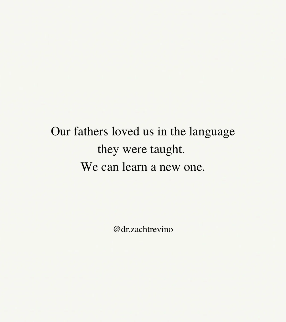 we can honor the love they gave AND change.