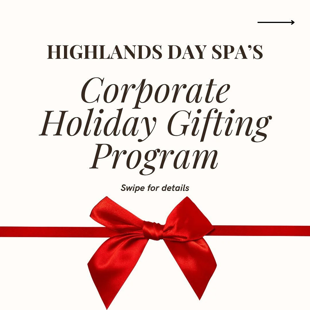✨ Corporate Holiday Gifting, Made Effortless ✨

Make this holiday season simple, beautiful, and stress-free.
Our Corporate Holiday Gifting Program makes it easy to show appreciation to your employees or clients with bulk spa gift cards, festive packa
