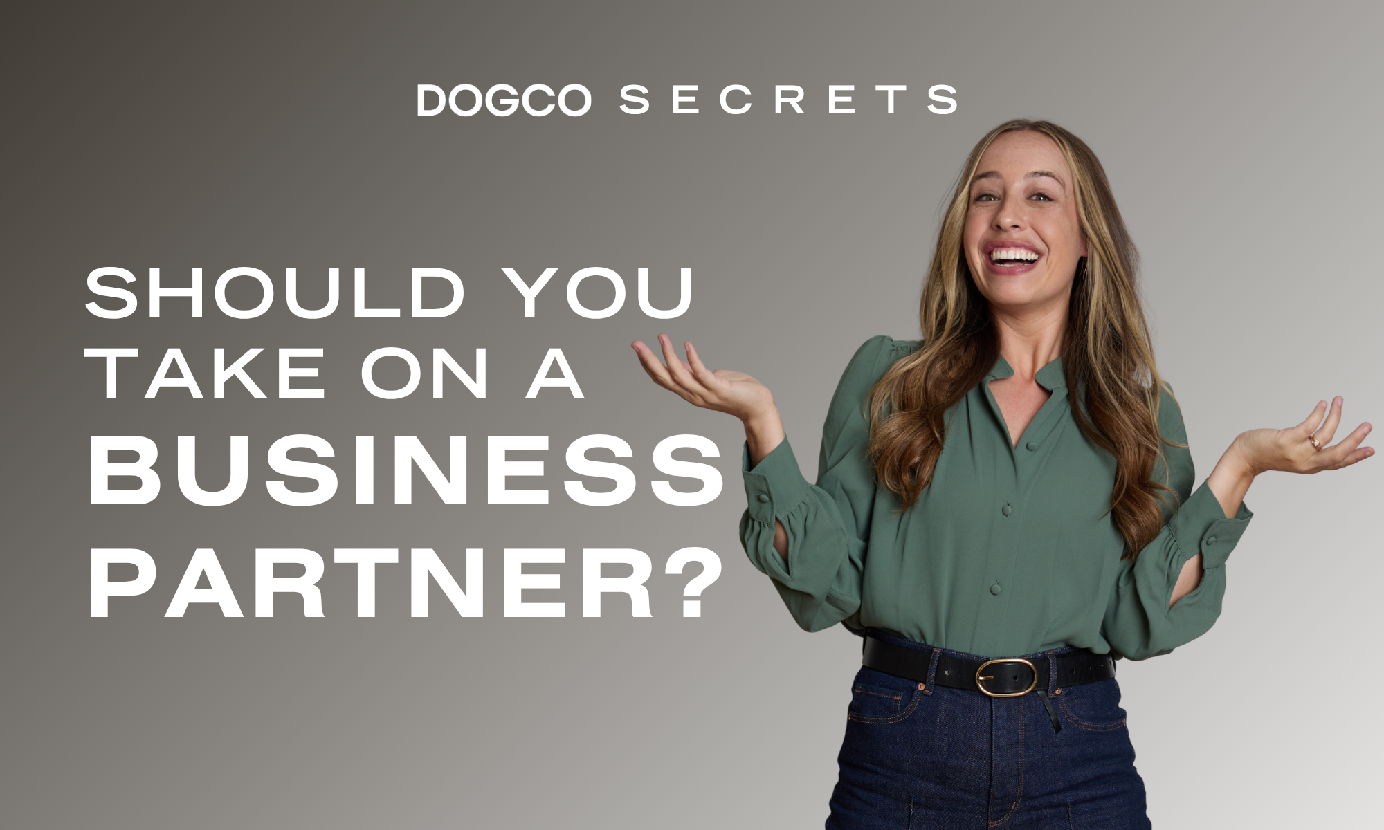 Should You Take On a Business Partner?