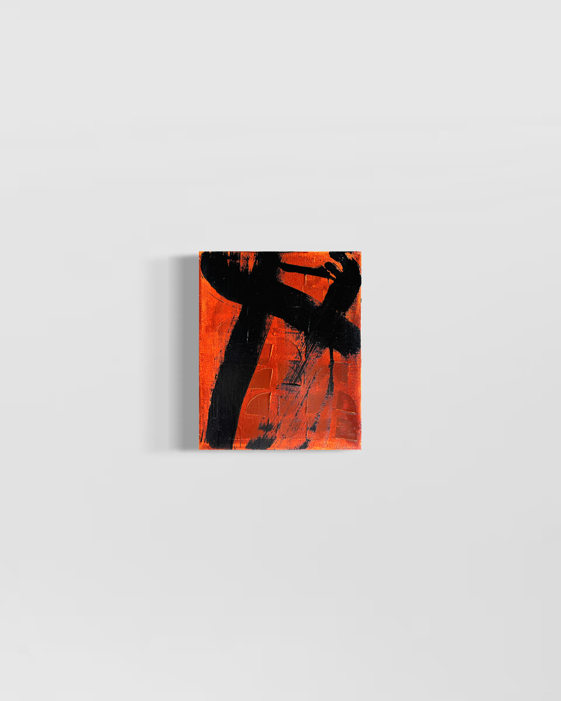 'Intensity' 2026
Natural pigment and oil on canvas. 
Size 11" x 9"
SOLD