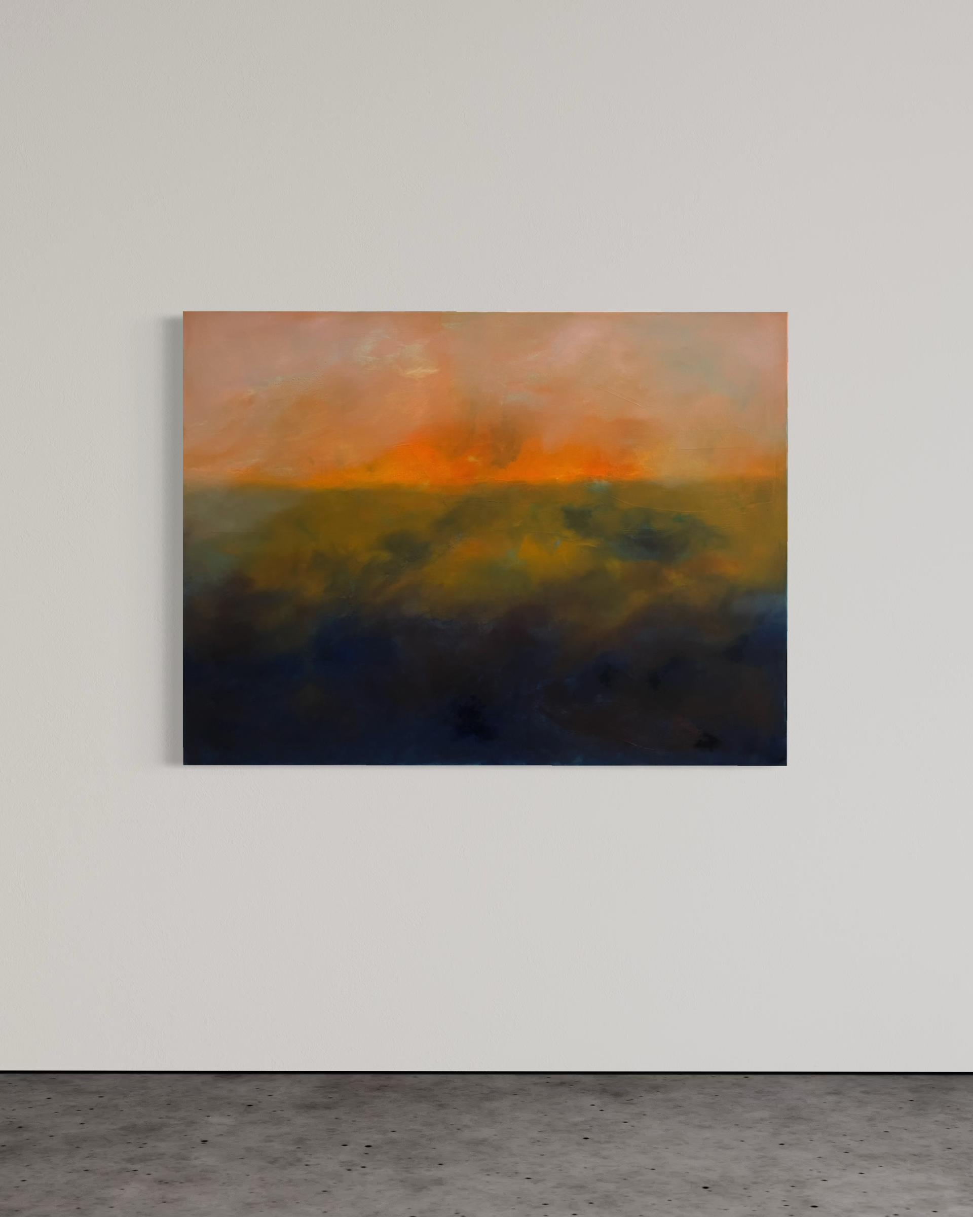 'Untitled'  36" x 48" Natural Pigment and oil on canvas SOLD 2023