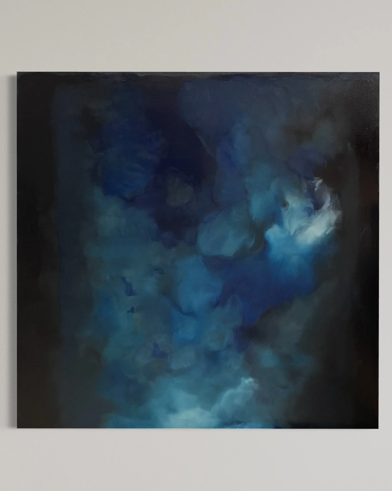 'Untitled' 60" x 60" Natural Pigment and oil on canvas 