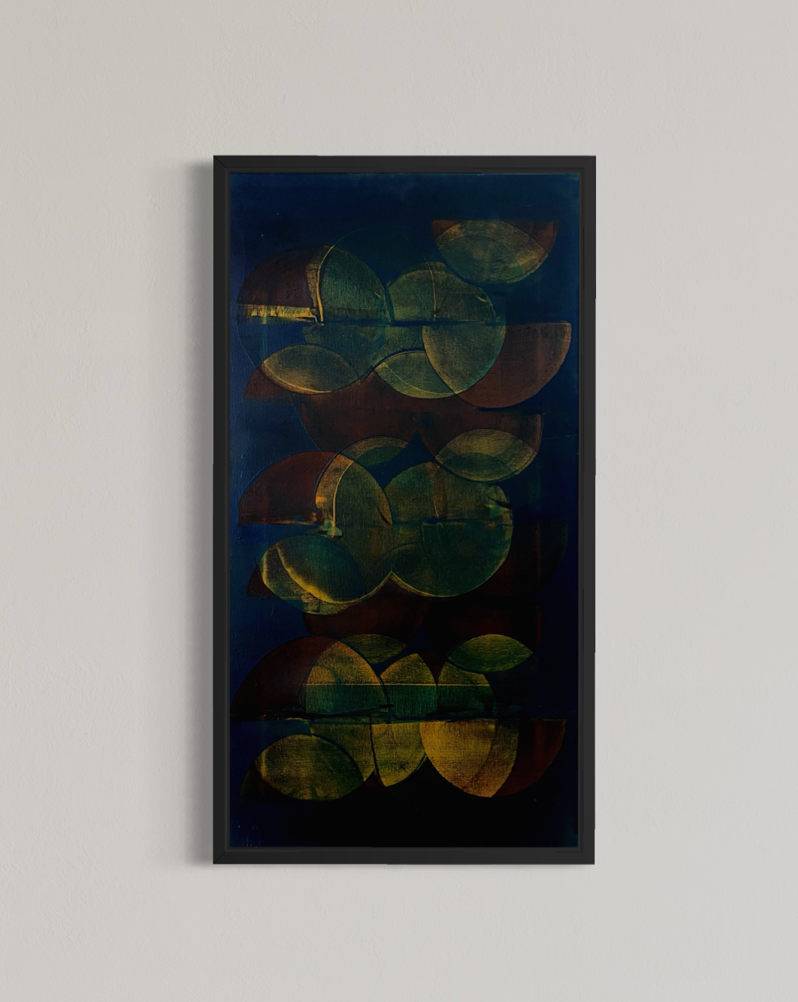 'Eclipse' 16" x 20" Natural pigment and oils on canvas 2026