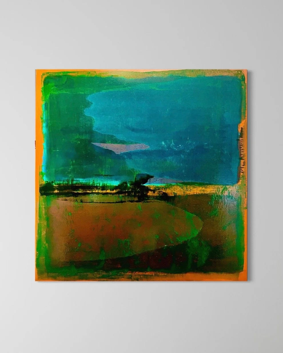 'Untitled'
Natural pigment and oil on canvas. 
Size 60" x 60"