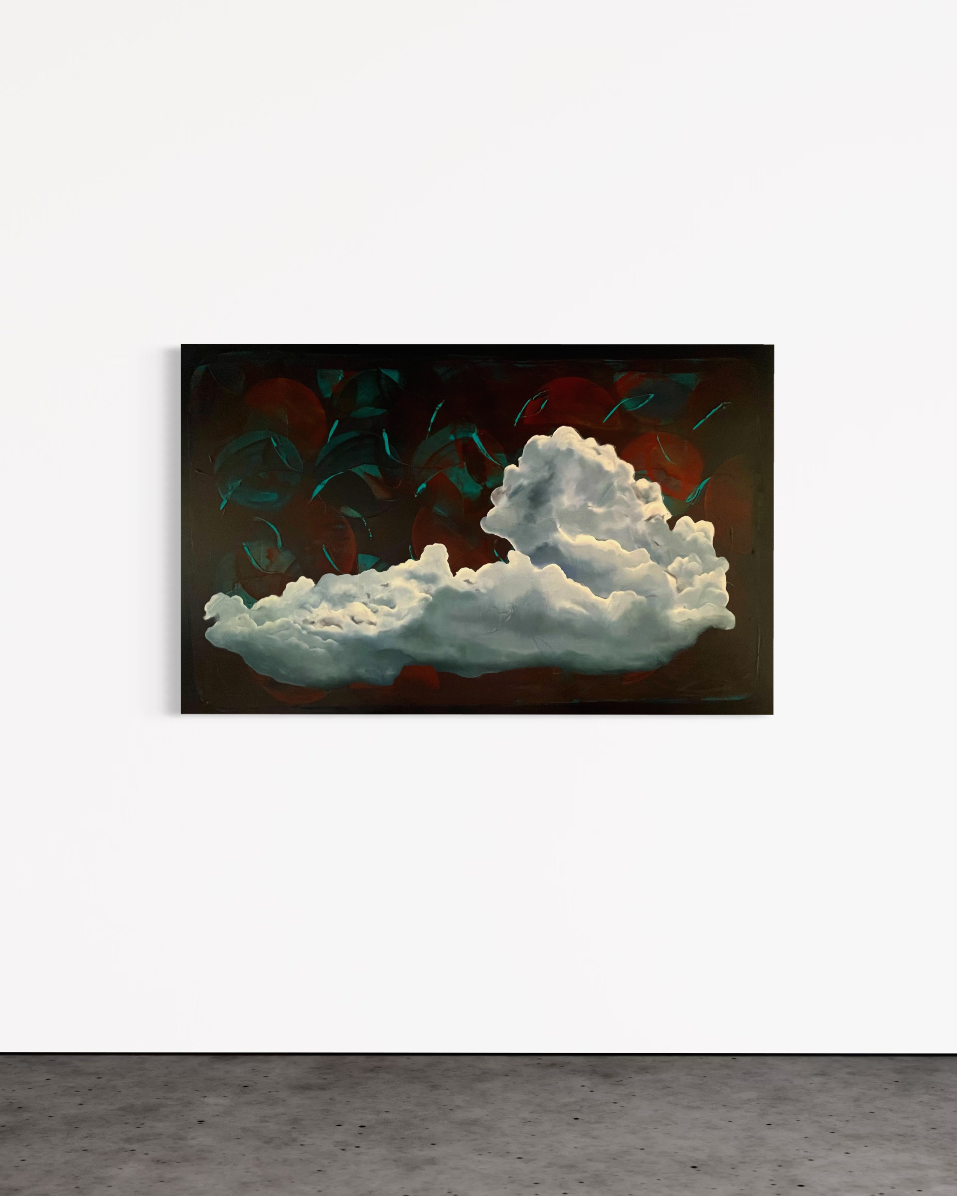'Untitled' 30" x 48" Natural Pigment and oil on canvas 
