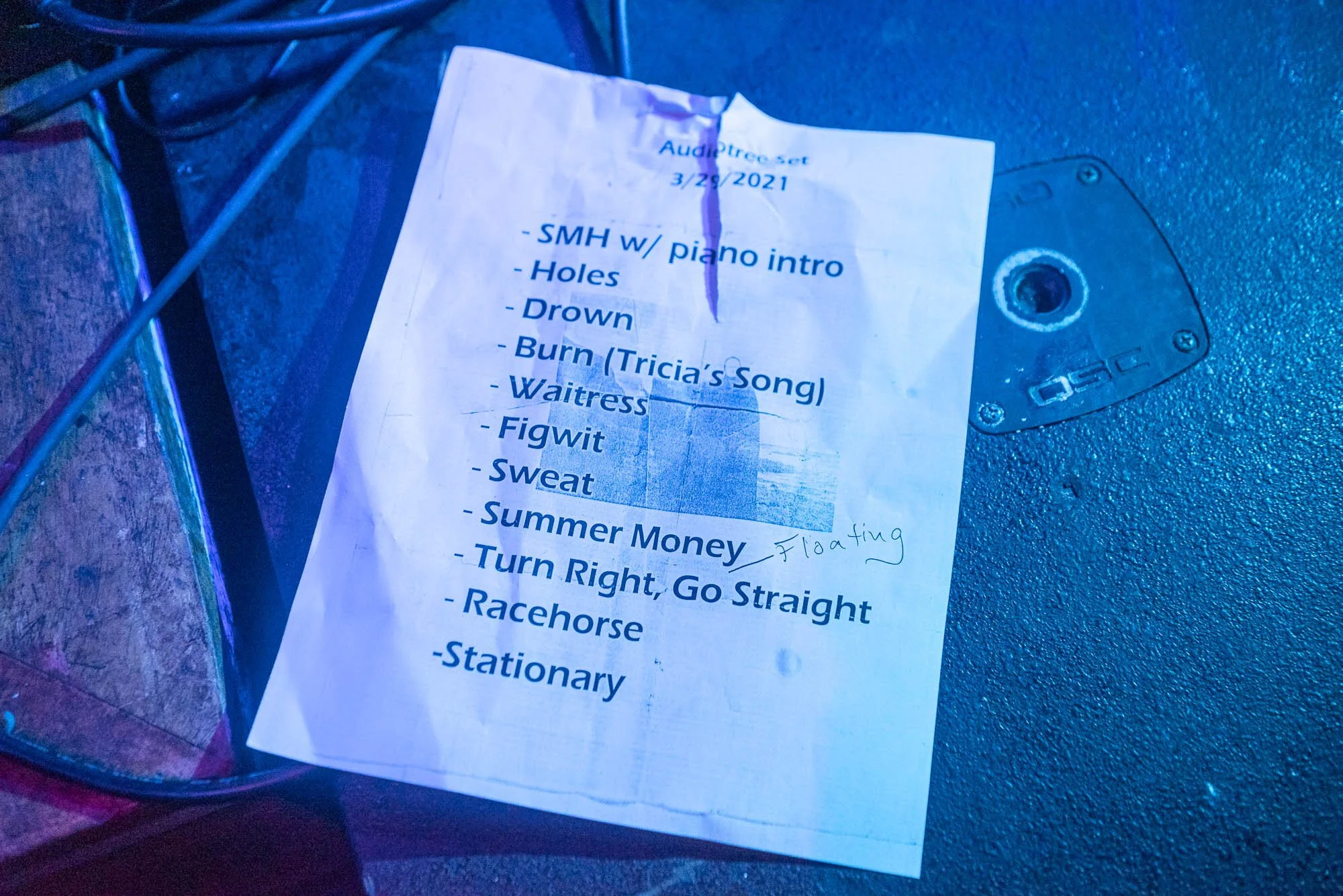 Teenage Halloween setlist
