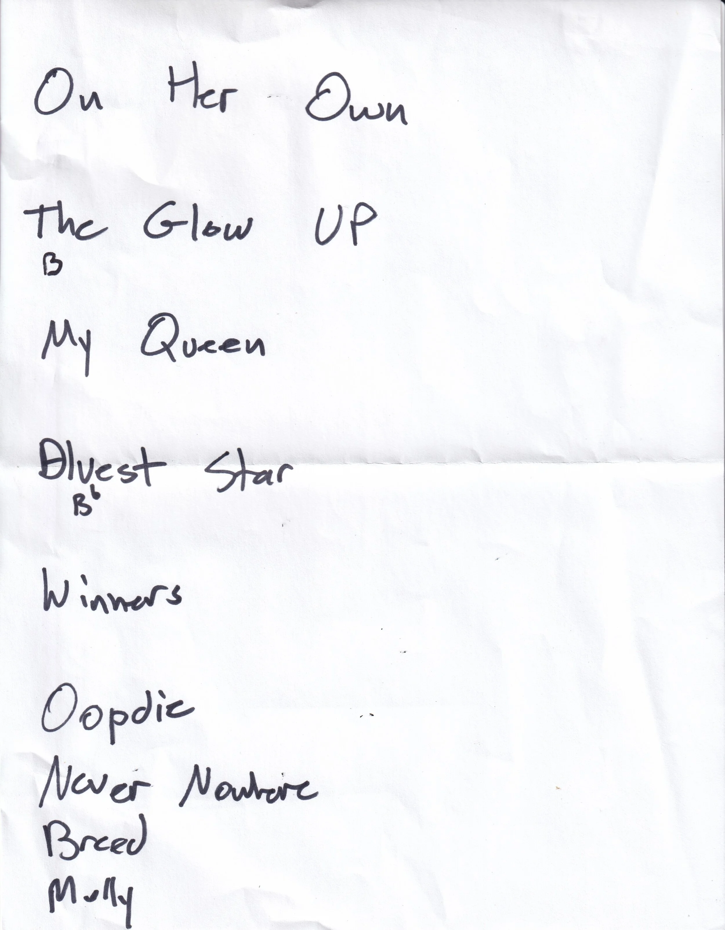 Maneka set list