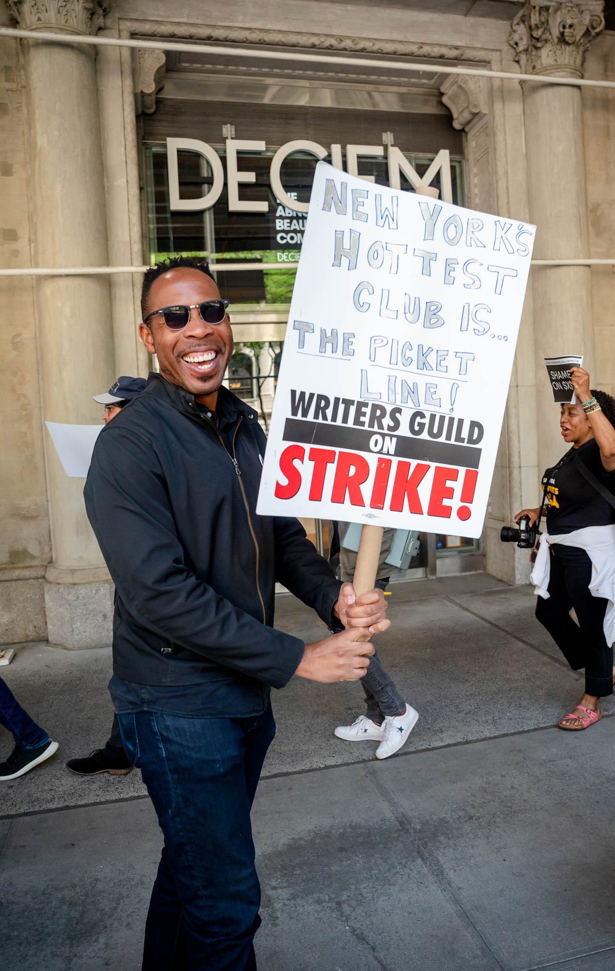 During Fair Pay at SXSW Rally