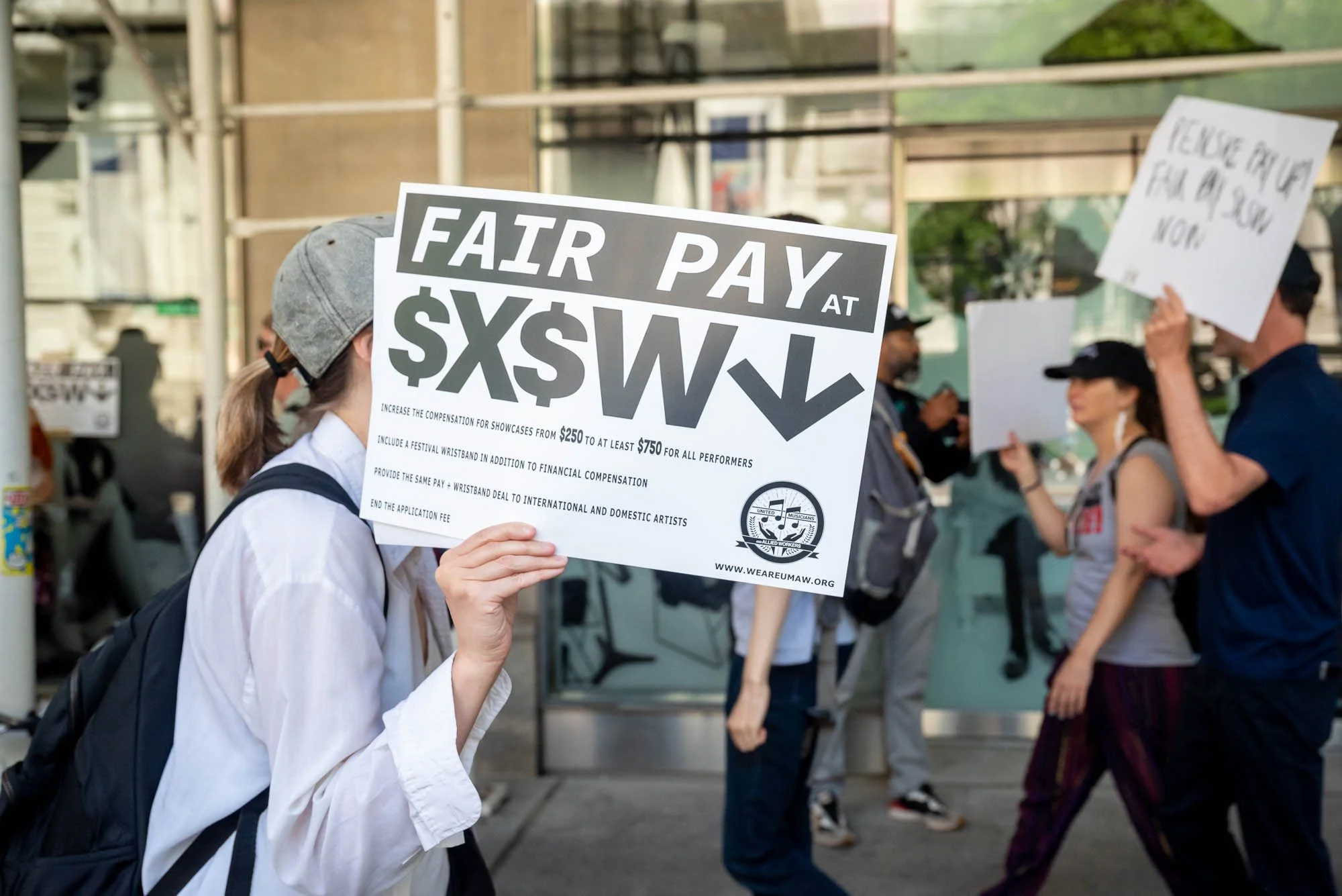 Fair Pay at SXSW Rally